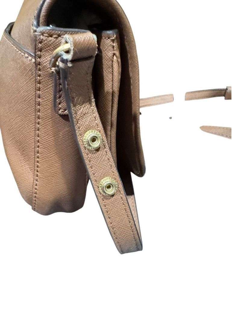 Tory Burch Tory Burch Emerson Saffiano Leather Crossbody Tan Size ONE SIZE - 5 Thumbnail