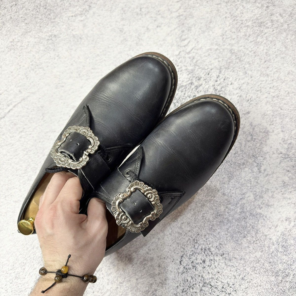 Designer × Handmade × Vintage Reck&Sohn Traditional Welted Shoes US11 UK10 EU44 29cm Size US 11 / EU 44 - 9 Thumbnail