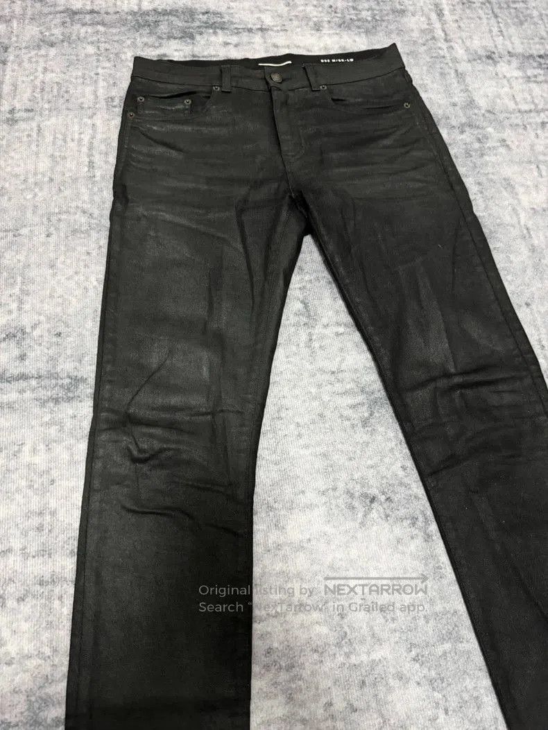 Saint Laurent Paris saint laurent waxed denim pants size 30. Size US 30 / EU 46 - 3 Thumbnail