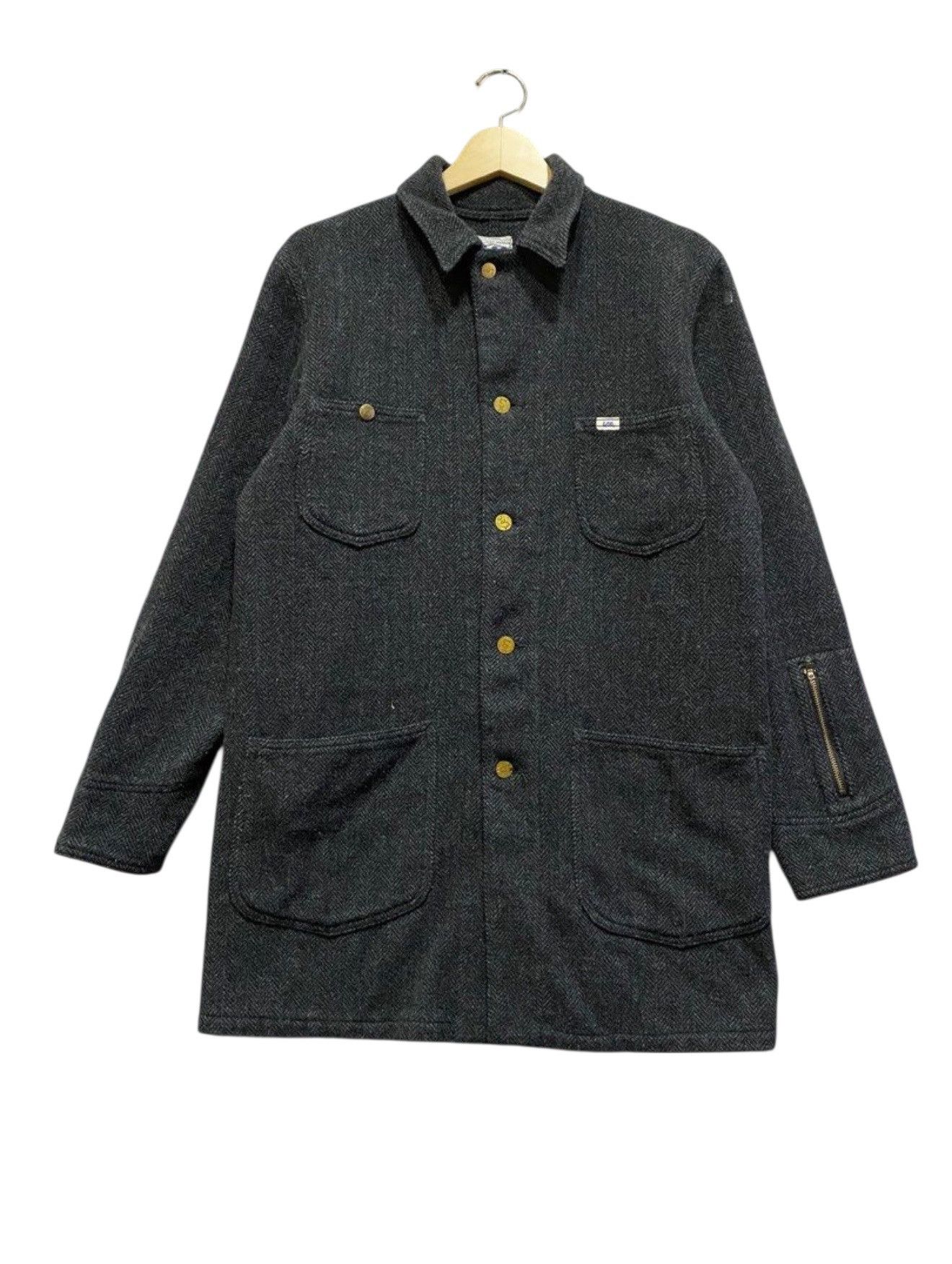 Sophnet. Sophnet x Lee Union Made Wool Herringbone Coat Jacket Size US M / EU 48-50 / 2 - 1 Thumbnail