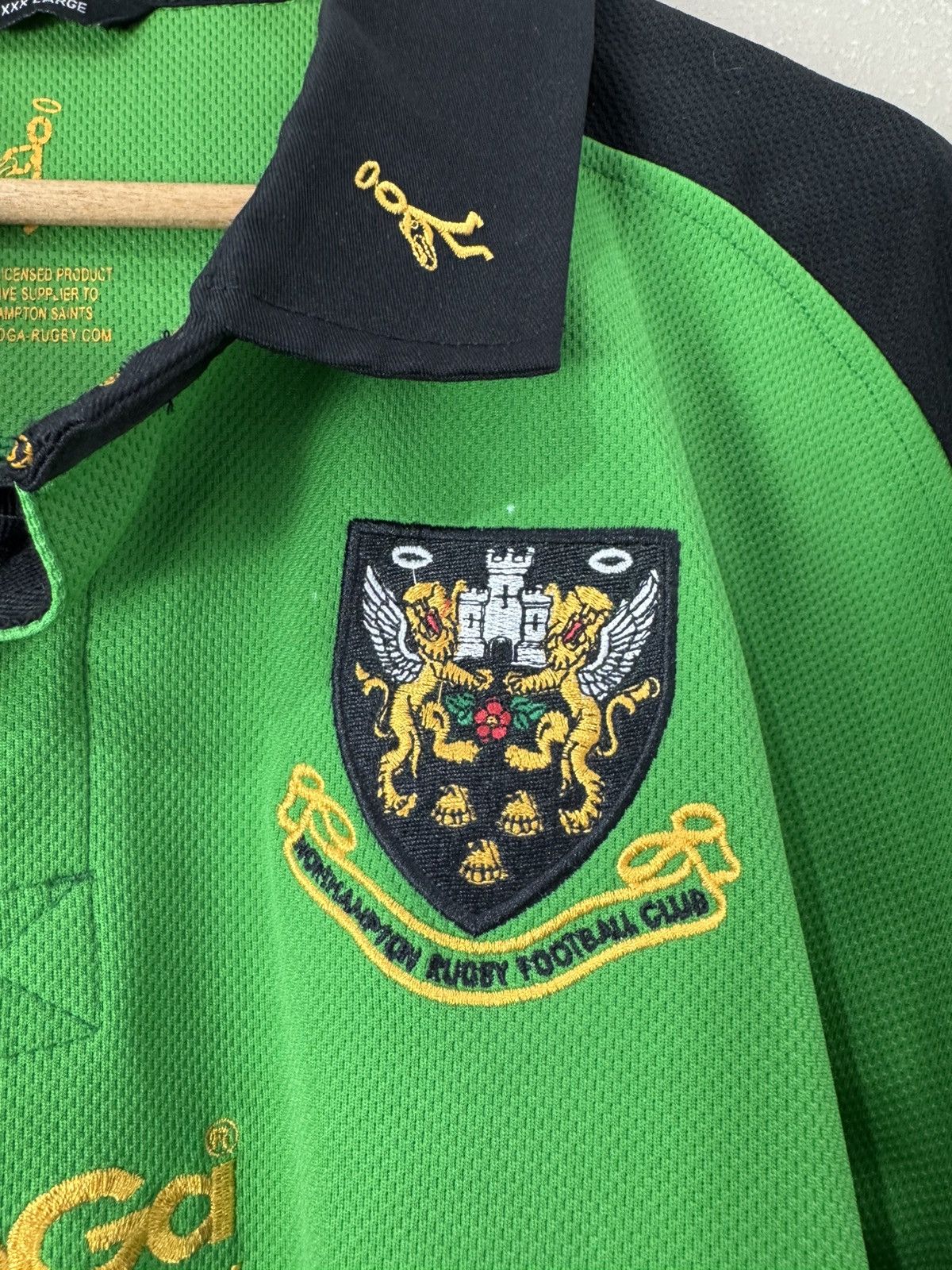 Vintage Vintage Northampton Saints Rugby Shirt Jersey Rare Size US XXL / EU 58 / 5 - 4 Thumbnail