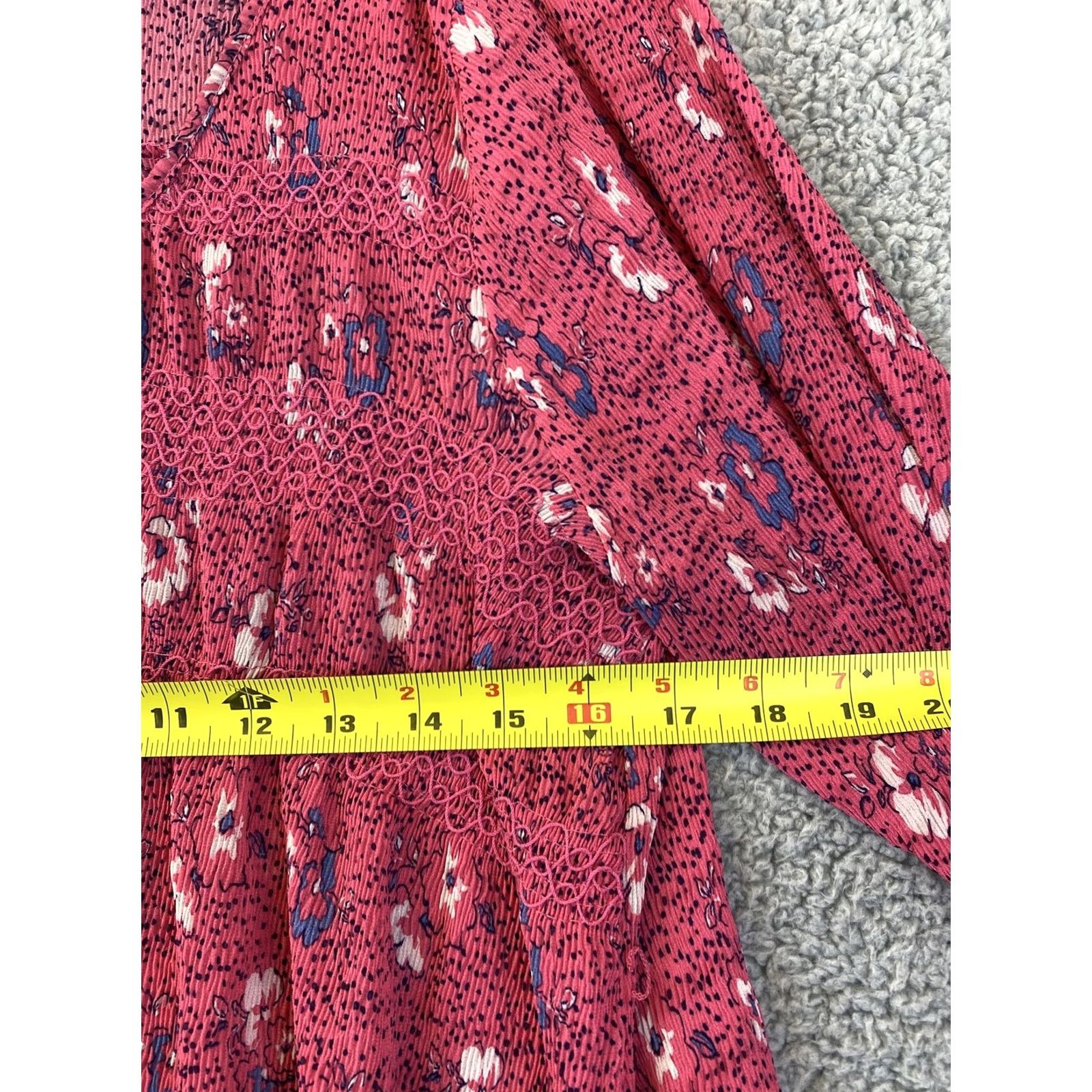 Vintage Motherhood Maternity Top Blouse Women's L Long Sleeve Purple Floral Button Up V-Neck Buttoned Casual All Seasons Women Medium Purple Floral 32-38 Size L / US 10 / IT 46 - 4 Thumbnail