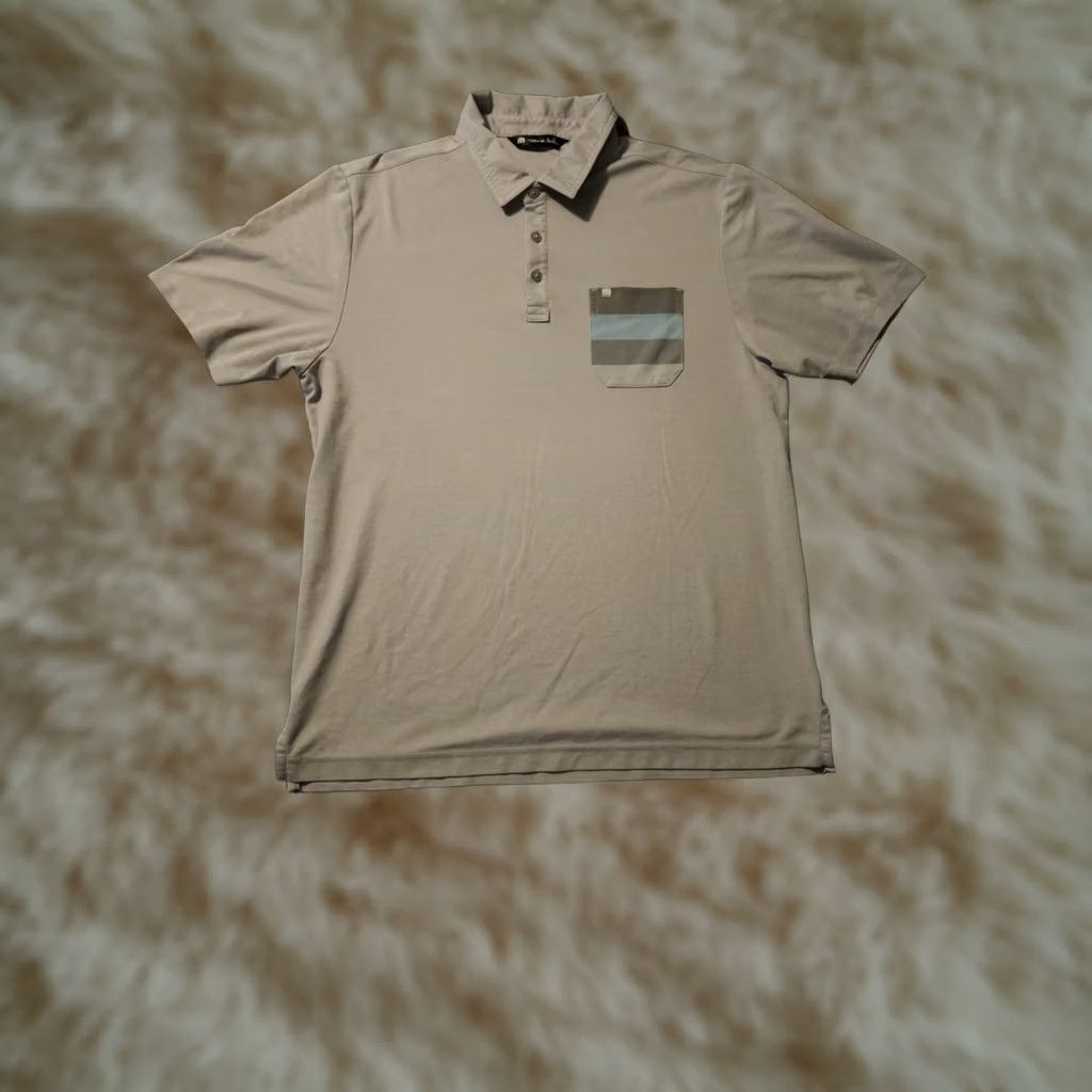 TravisMathew Travis Mathew Polo Shirt Men L Short Sleeve Gray Casual Golf Active Shirt Size US L / EU 52-54 / 3 - 1 Thumbnail