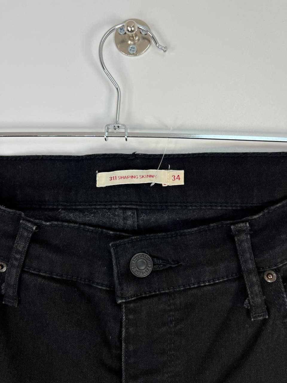 Levi's Levi’s 311 Shaping Skinny Black Jeans High Rise Size 34 Size US 34 / EU 50 - 2 Thumbnail