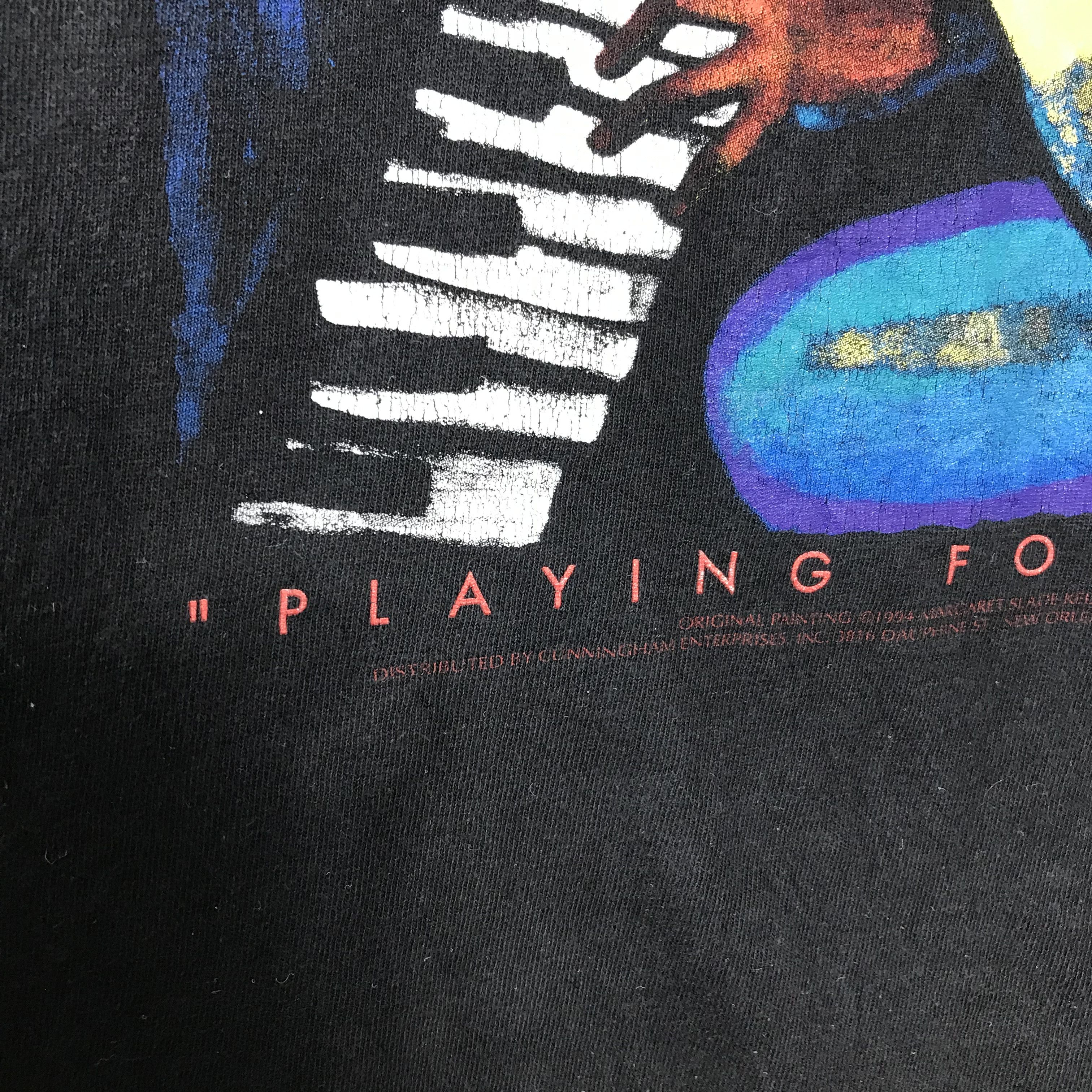 Jazz Cartier Vintage Rap Shirt New Orleans Jazz margarate slade 1994 Size US XL / EU 56 / 4 - 5 Thumbnail
