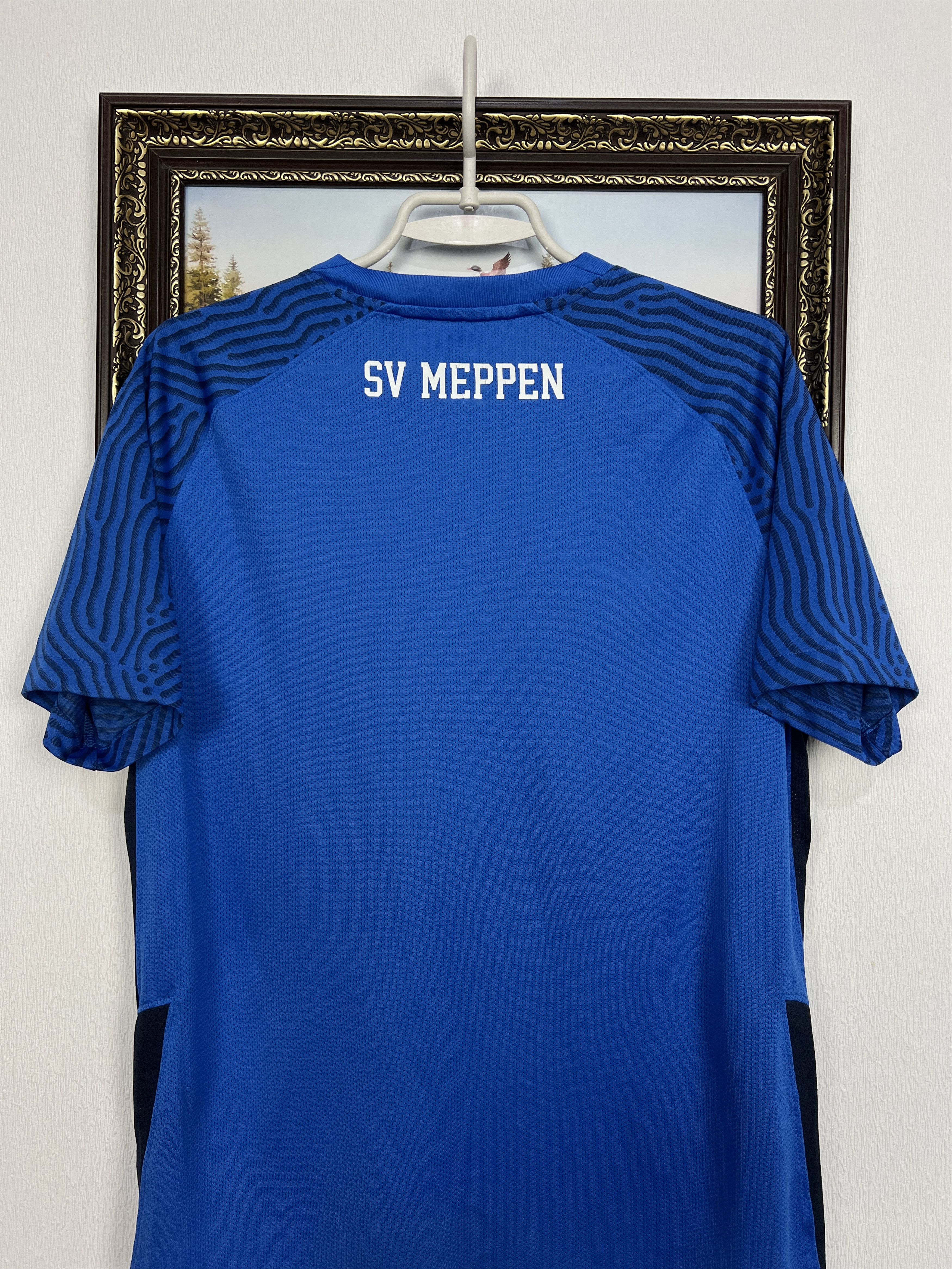 Nike SV Meppen Football Shirt Soccer Nike Blue Jersey Mens Size US M / EU 48-50 / 2 - 11 Thumbnail
