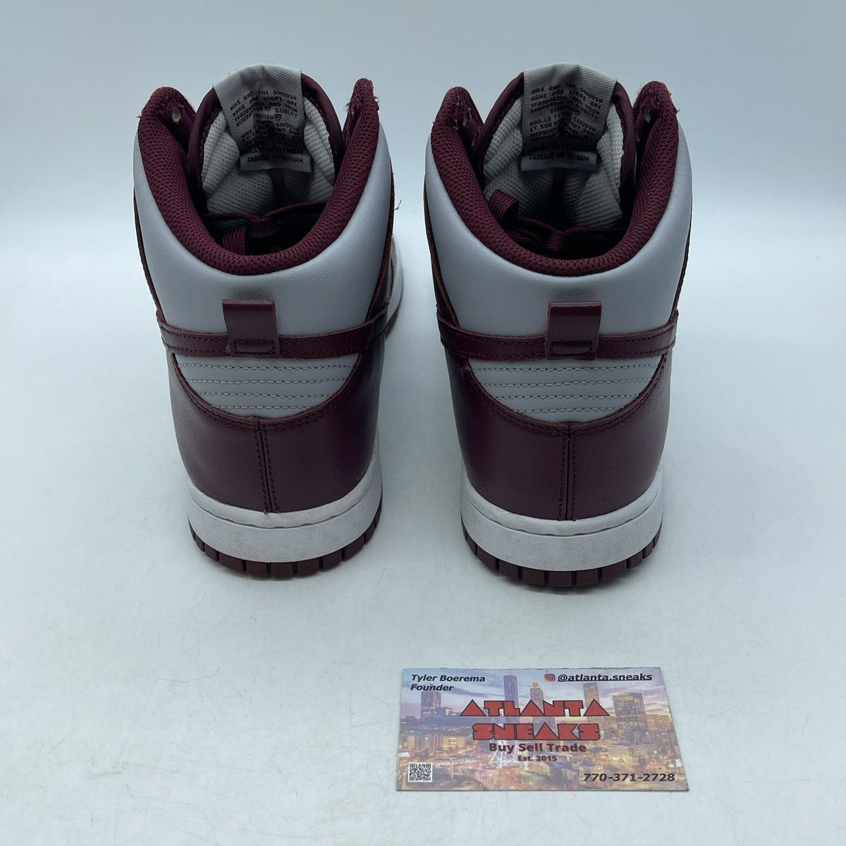 Nike Dunk high dark beetroot Size US 10.5 / EU 43-44 - 3 Thumbnail