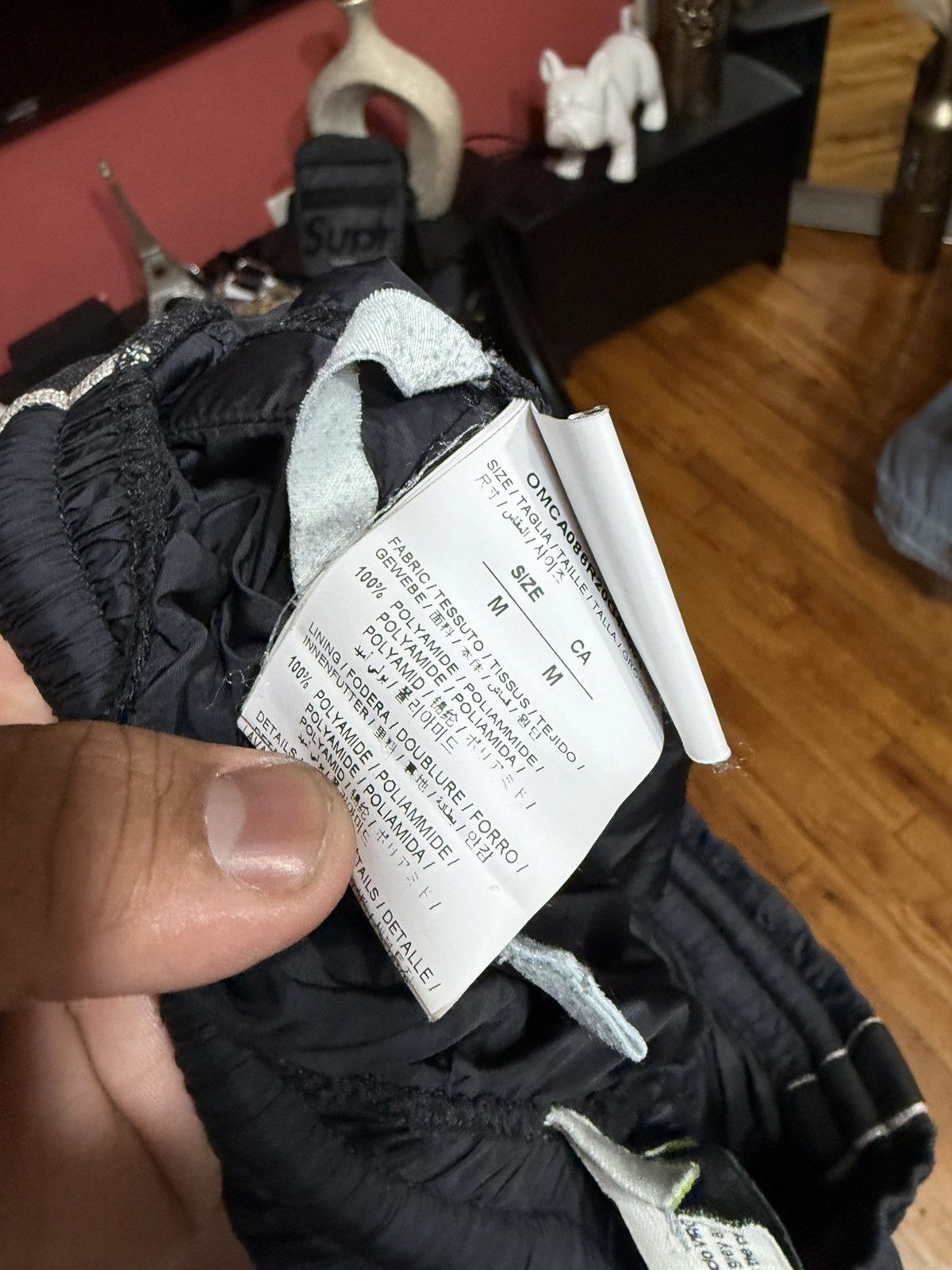 Off-White Off-White Nylon Track Pants Size Medium Size US 32 / EU 48 - 8 Thumbnail