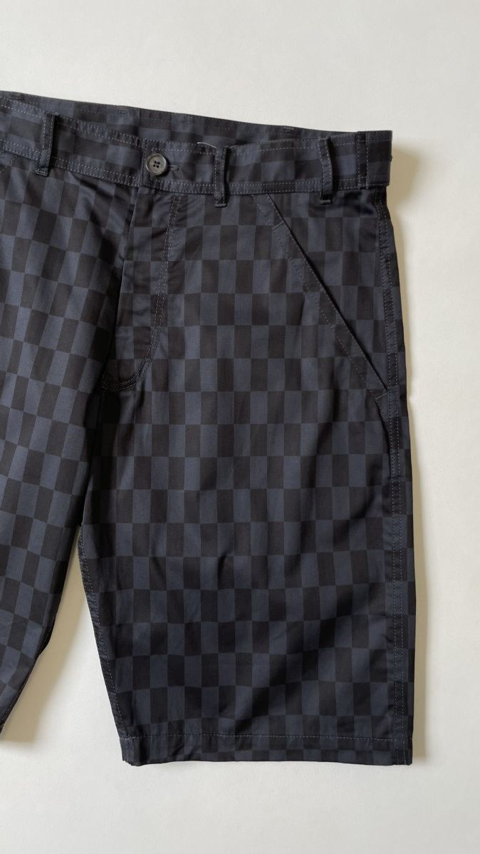 Comme des Garcons ‘Checkerboard Print’ Baggy Utility Shorts Size US 32 / EU 48 - 4 Thumbnail