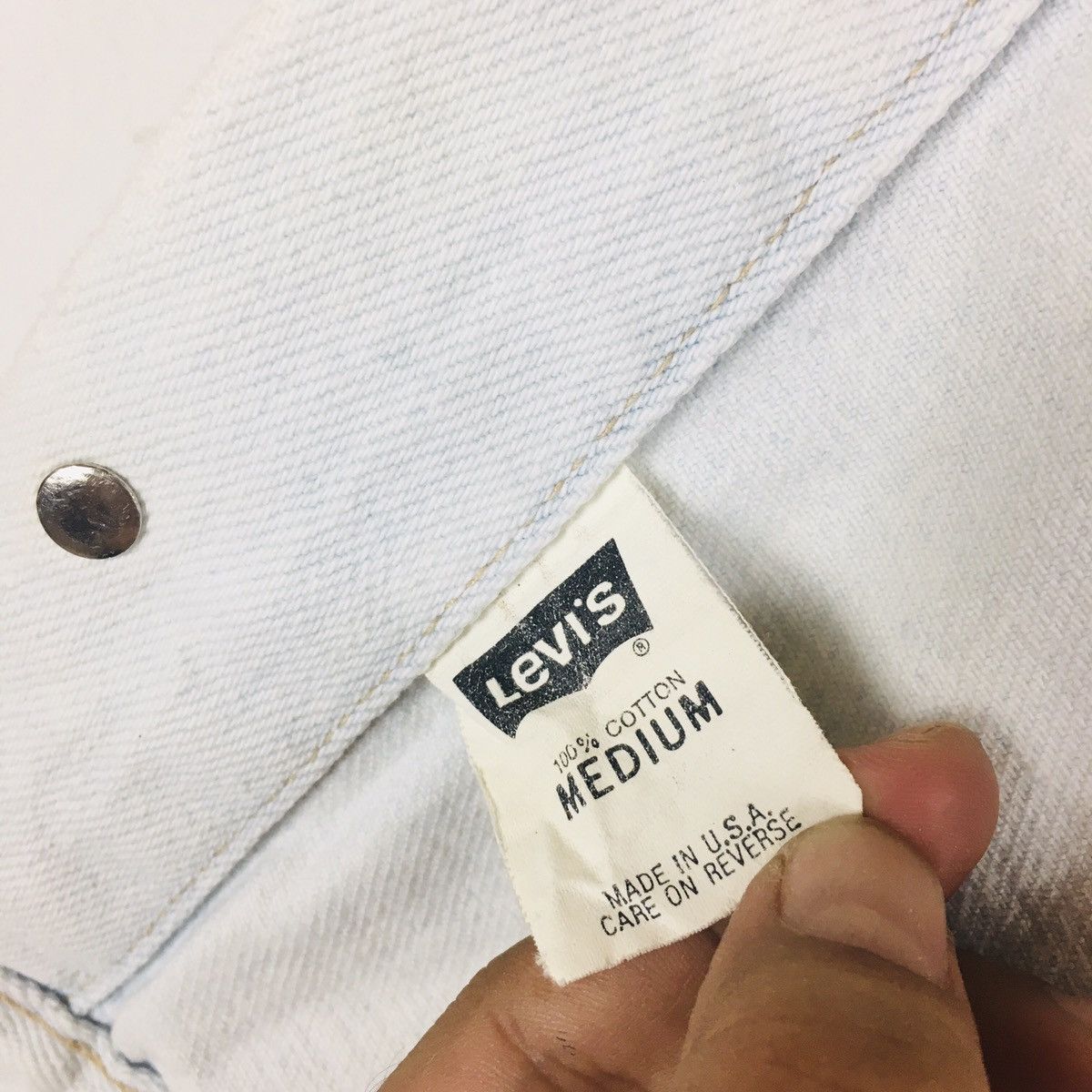 Levi's Vintage Y2K Levis Trucker Jacket Size US M / EU 48-50 / 2 - 12 Thumbnail