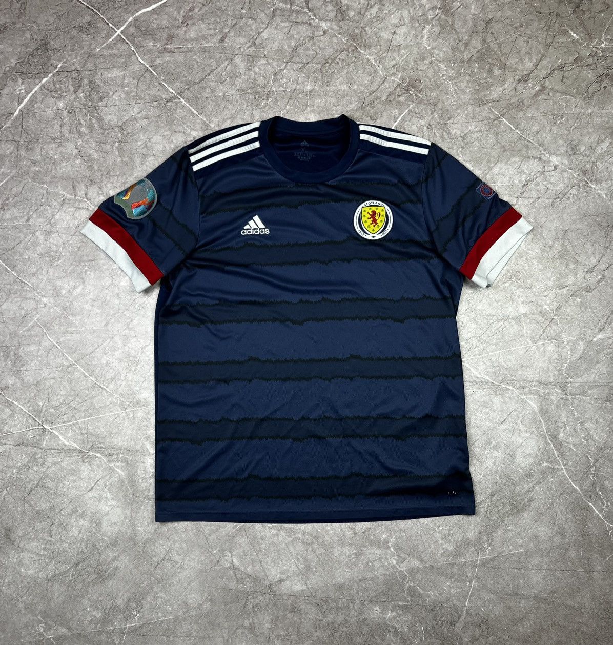Adidas × Vintage Scotland Soccer Jersey 2021 National Team Patches UEFA Size US XL / EU 56 / 4 - 1 Thumbnail