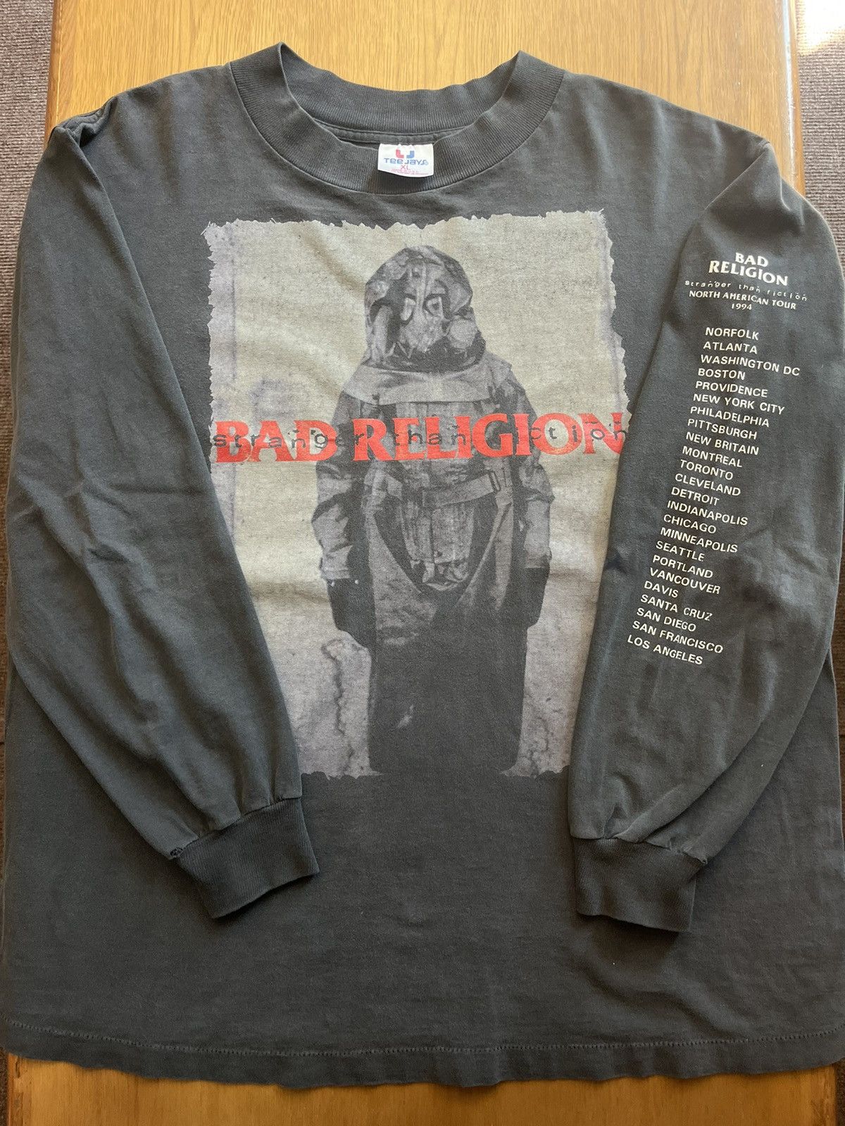 Band Tees Vtg BAD RELIGION Strager than fiction North america 1994’s Size US XL / EU 56 / 4 - 8 Thumbnail