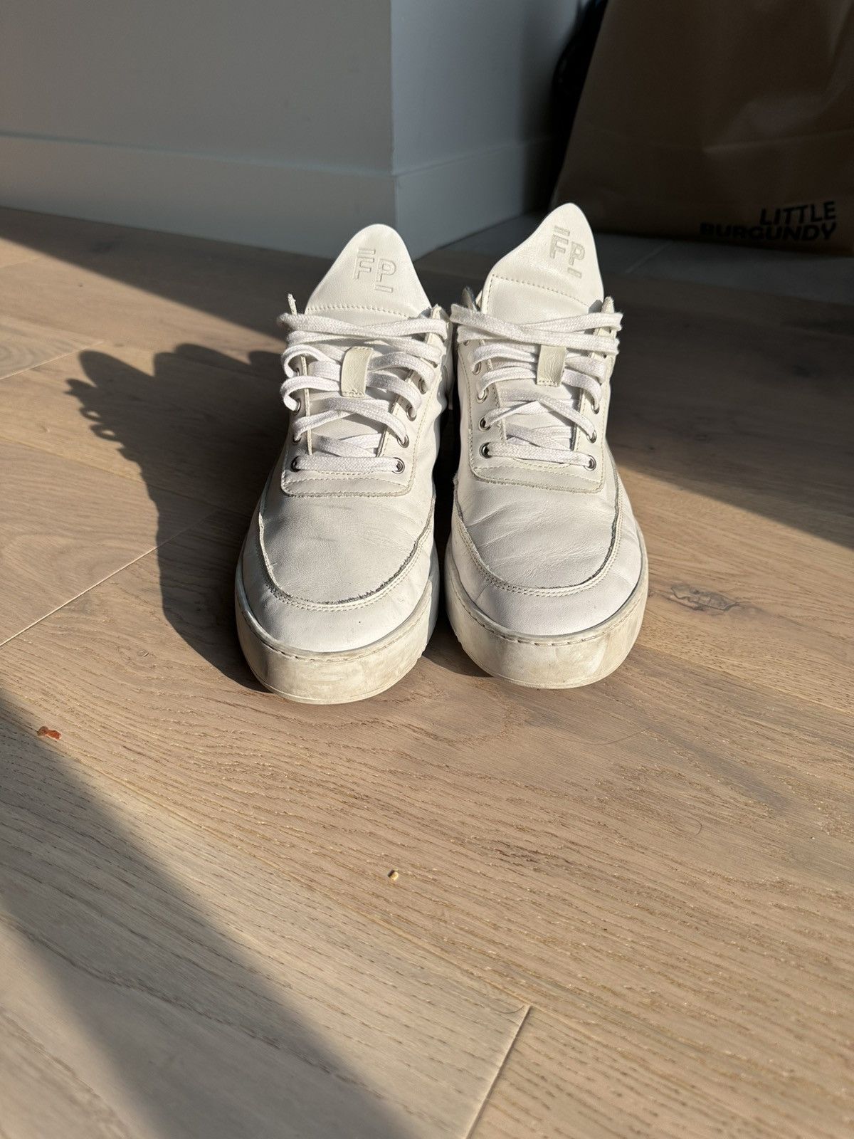 Filling Pieces Filling Pieces White ripple nubuck leather Size US 8.5 / EU 41-42 - 4 Thumbnail