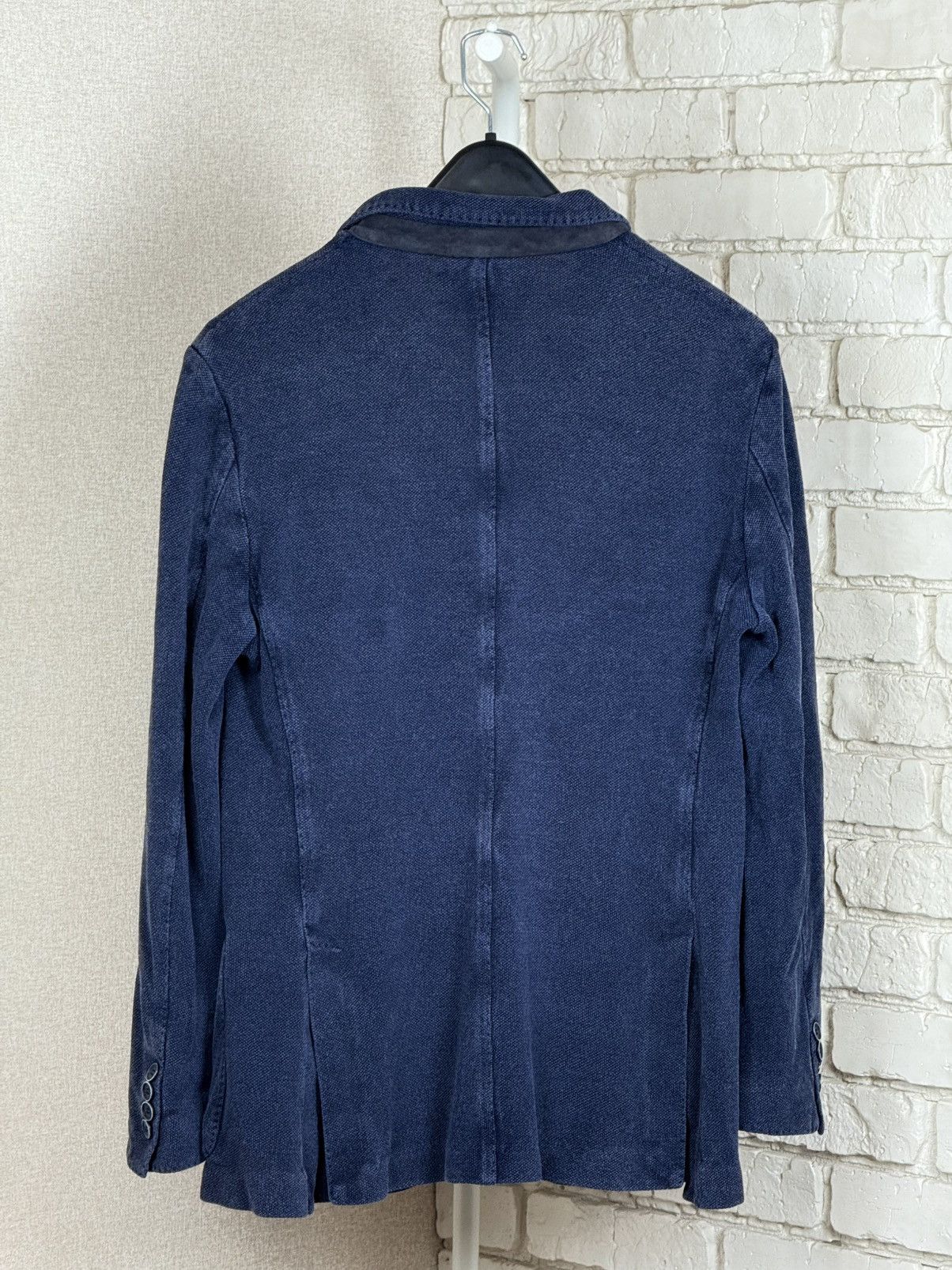 Loro Piana Loro Piana Blue Silk Light Blazer Jacket Size US L / EU 52-54 / 3 - 11 Thumbnail