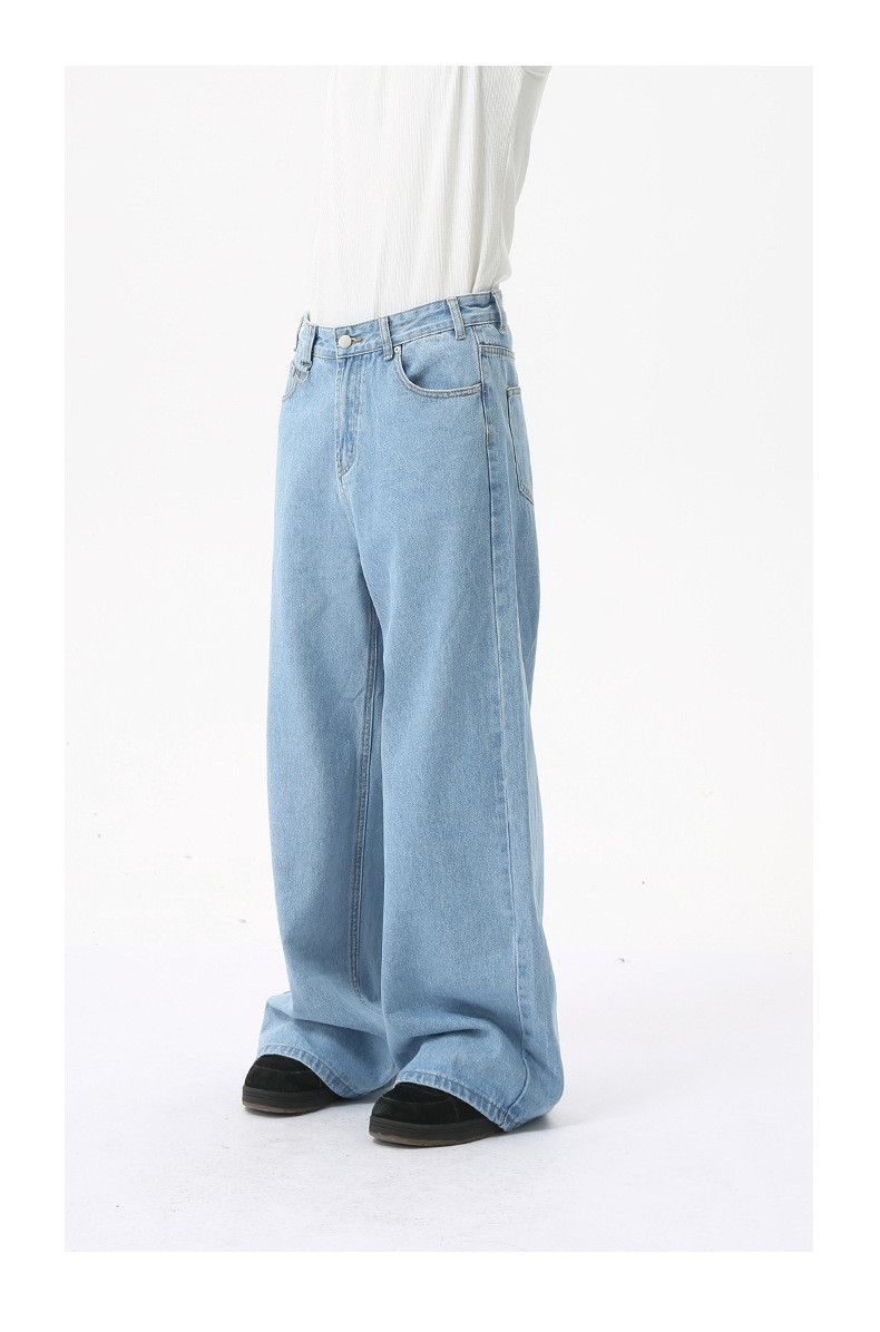 Japanese Brand Men's American Cleanfit Retro Wide-Leg Straight-Leg Jeans Size US 32 / EU 48 - 3 Thumbnail
