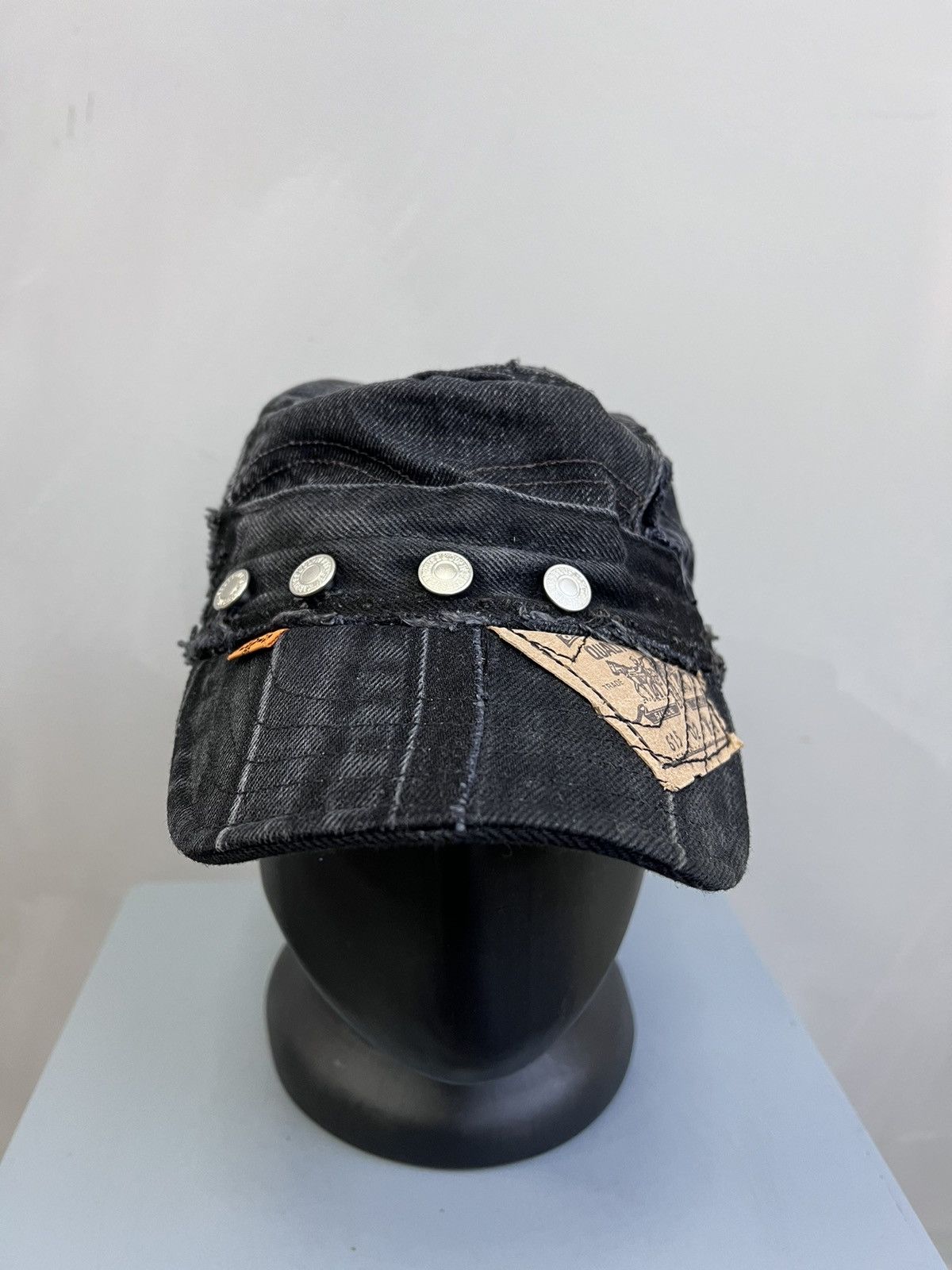 Levi's VINTAGE REWORKED PATCHWORK JUNYA WATANABE STYLE CAP HAT Size ONE SIZE - 1 Thumbnail