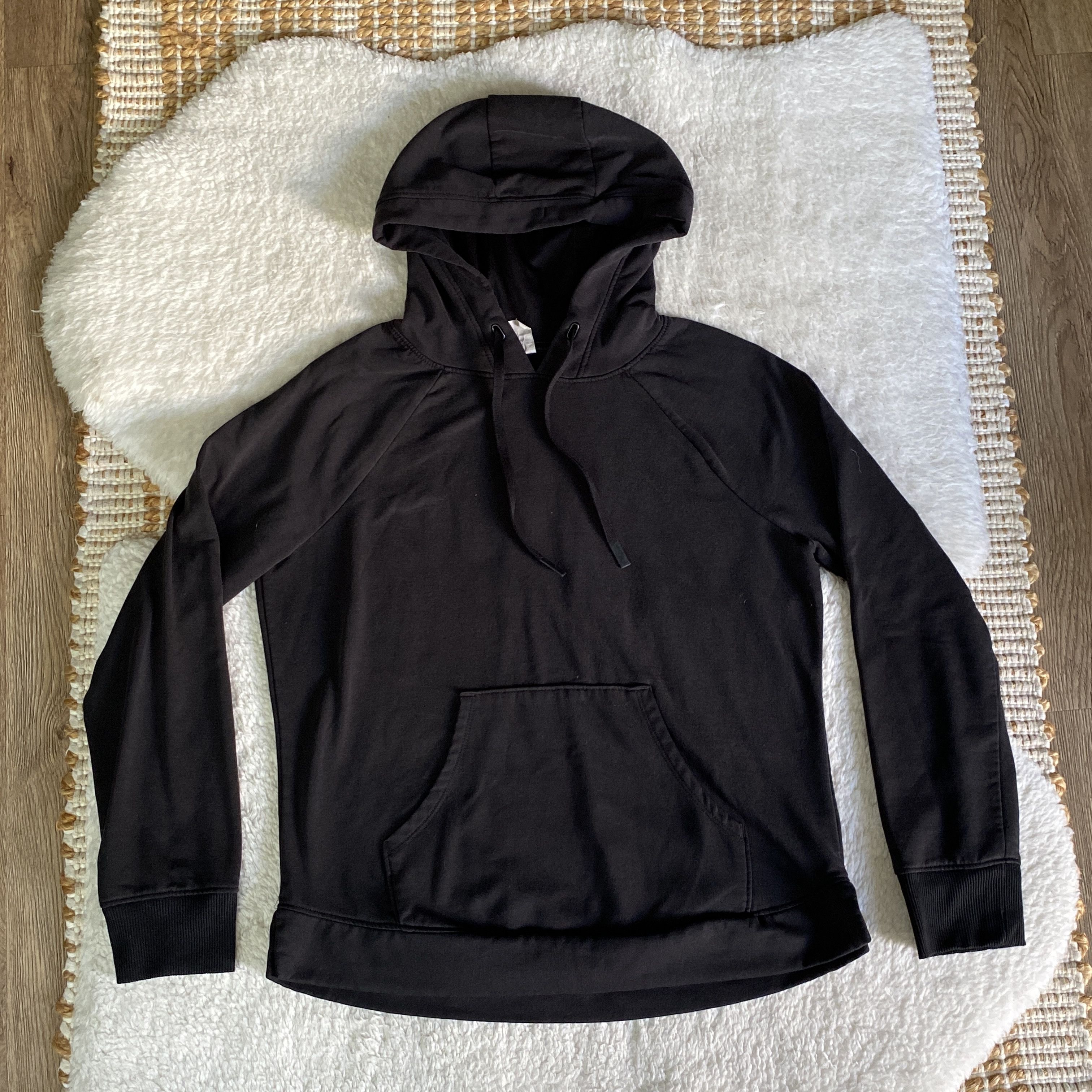 Athletic Works Athletic Works Black Pullover Hoodie Lined Kangaroo Pocket Size S / US 4 / IT 40 - 1 Thumbnail
