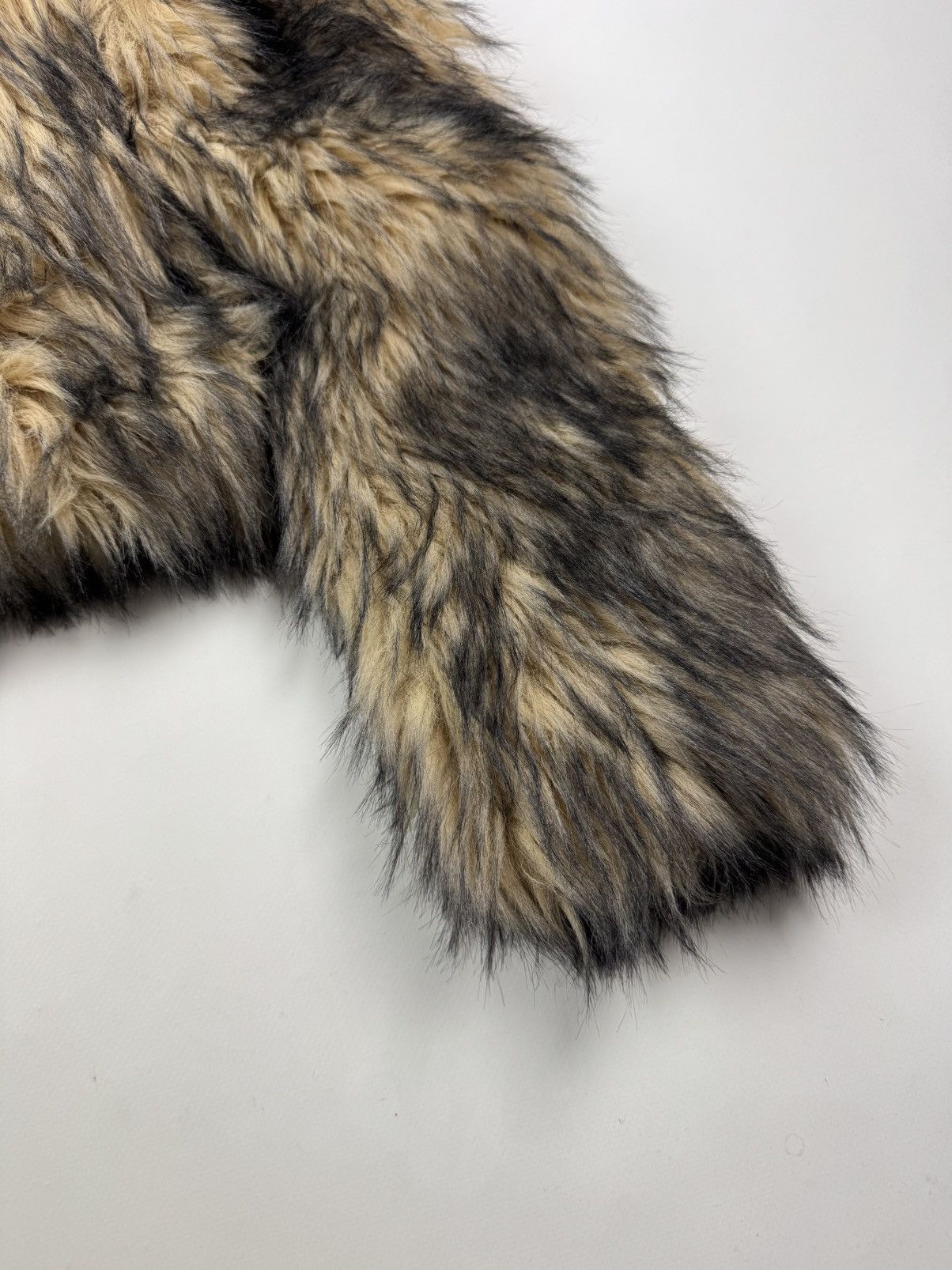 H&M × Paco Rabanne Rabanne x H&M Animal Print Faux Fur Hooded Jacket Size M / US 6-8 / IT 42-44 - 4 Thumbnail
