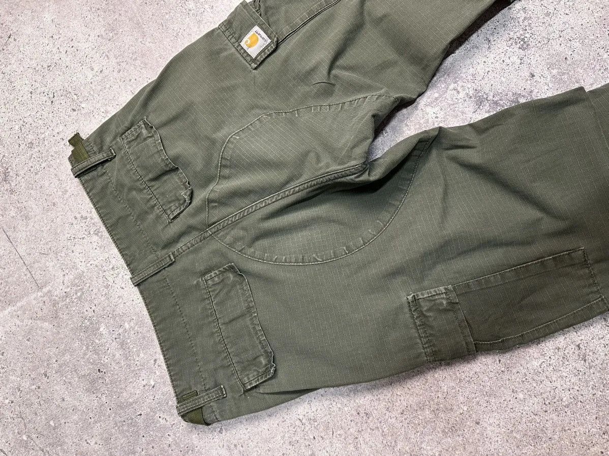 Carhartt 👉 Vintage Carhartt Baggy Cargo Pants Double Knee USA Size US 31 - 13 Thumbnail