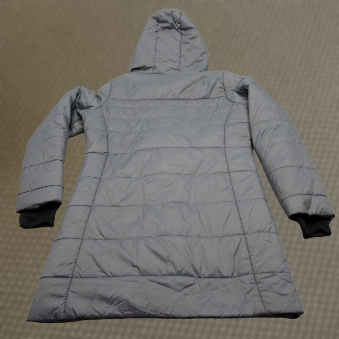 Kyodan Kyodan Outdoor Jacket Womens Large Gray Zip Hood Full Zip Puffer Hiking Camp NWD Size L / US 10 / IT 46 - 1 Thumbnail