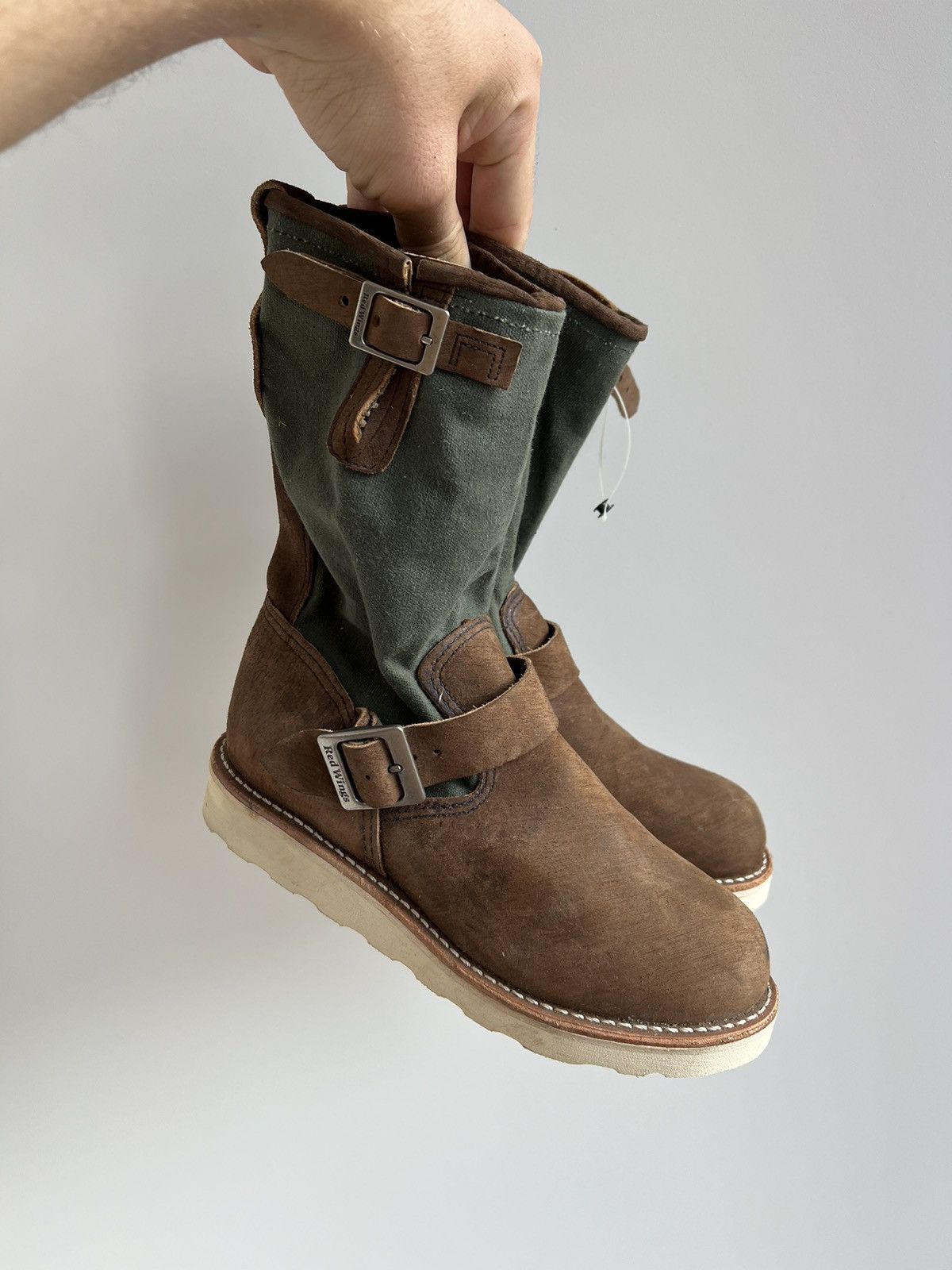 Red Wing × Vintage Vintage Red Wing 2980 Suede Brown Boots Shoes Size US 5 / EU 37 - 1 Thumbnail