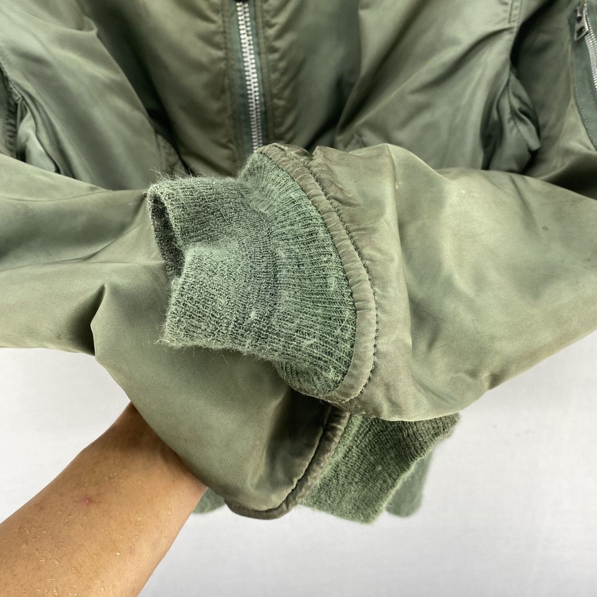 80's〜 ALPHA MA-1 MADE IN USA Vintage 80's Alpha Industries Bomber Jacket MA-1 Made In USA