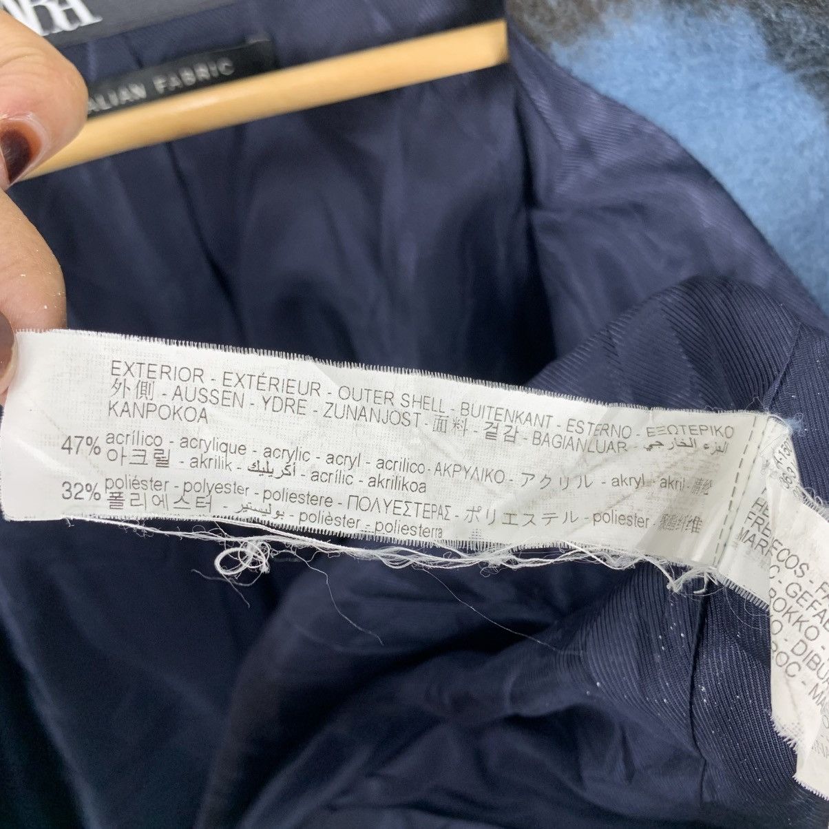 Zara ZARA ITALIAN FABRIC Shacket Check Pattern Wool Oversize Coat Size US L / EU 52-54 / 3 - 7 Thumbnail