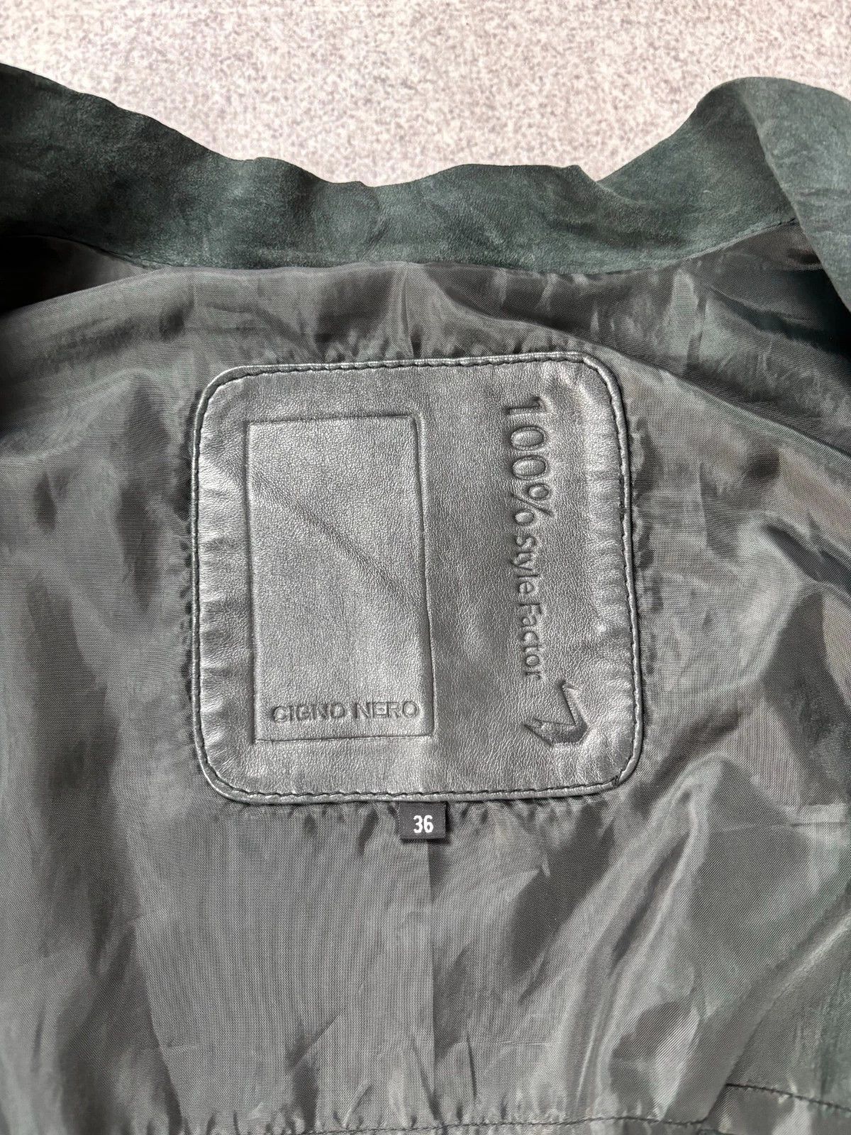 Yohji Yamamoto RICK OWENS TYPE ASSYMETRICAL ZIP GRUNGE LEATHER JACKET HOOD Size US S / EU 44-46 / 1 - 8 Thumbnail