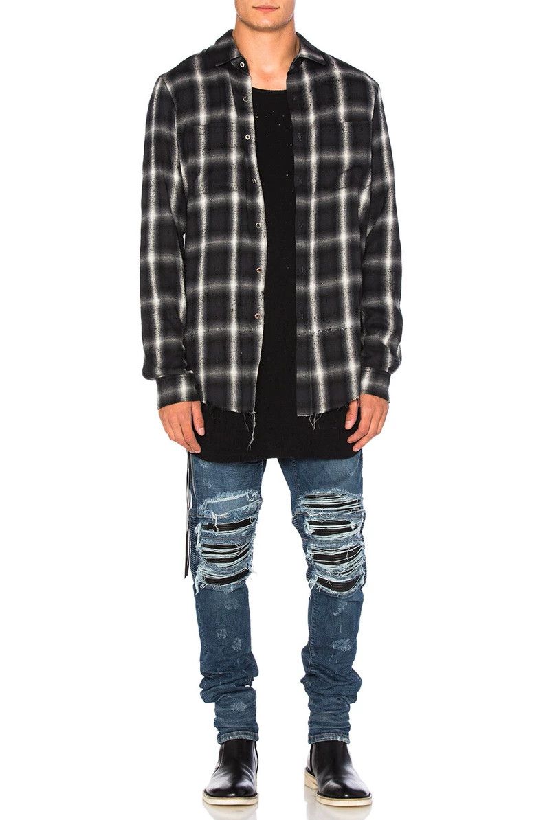 Amiri Amiri MX2 Leather Patch Jeans Size US 30 / EU 46 - 5 Thumbnail