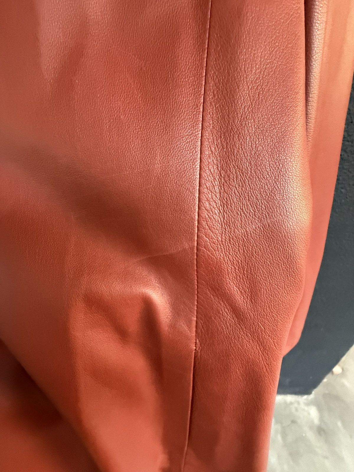 Yves Saint Laurent 70’s YSL Rive Gauche leather jacket + Wool trouser set 38 Size S / US 4 / IT 40 - 11 Thumbnail