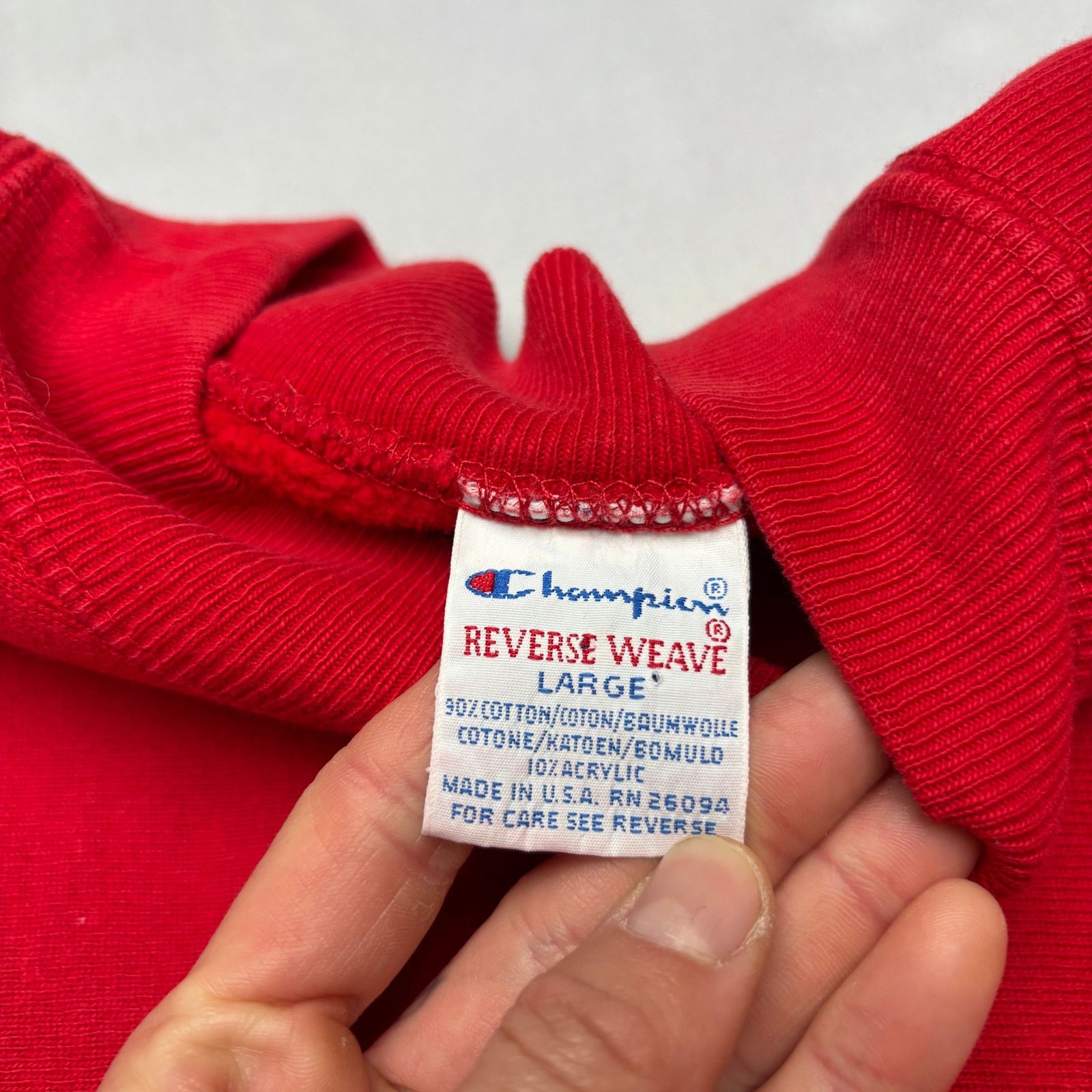 Champion × Vintage Vintage 90s Champion Reverse Weave Pockets Sweatshirt Large Size US L / EU 52-54 / 3 - 4 Thumbnail