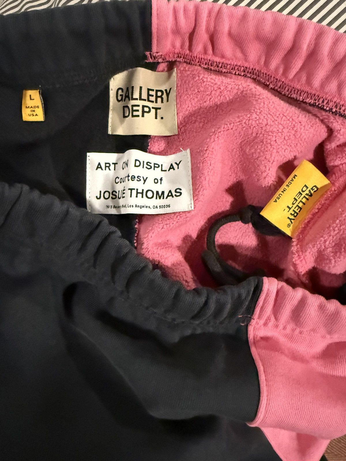 Gallery Dept. Gym Cut Off Shorts Pink/Black Size Large Size US 36 / EU 52 - 7 Thumbnail