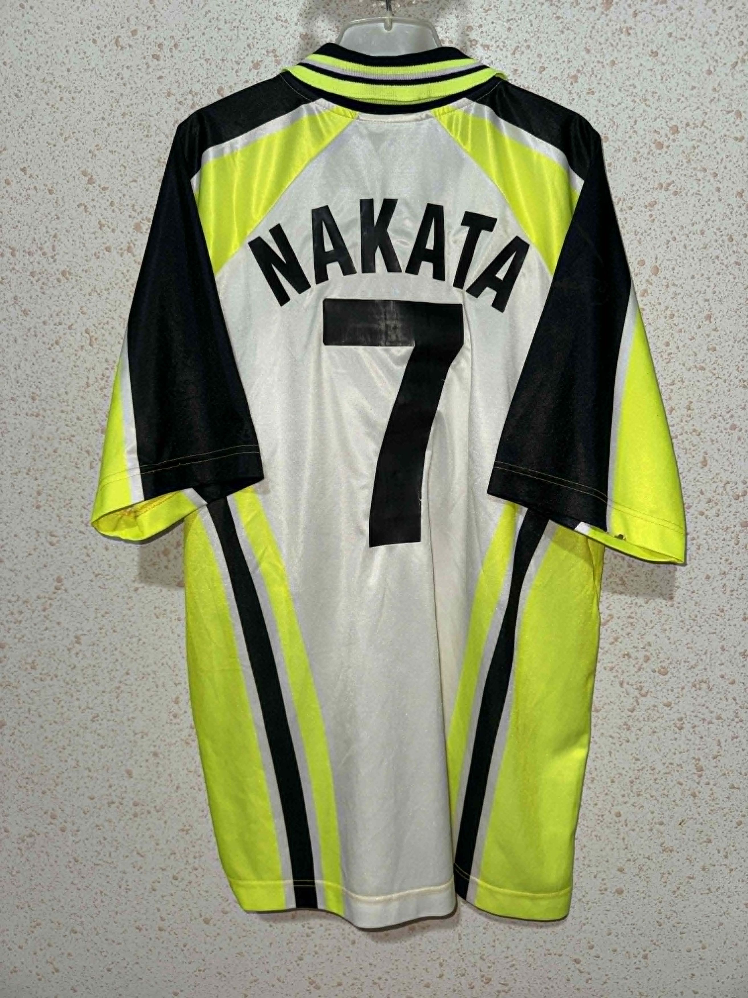 Vintage Perugia 1998/99 Third Rare Shirt - Nakata #7 Size US XL / EU 56 / 4 - 2 Thumbnail