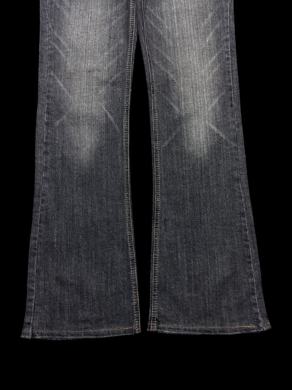 Vintage FLARED Vintage Japanese Mudwash Dark Denim Jeans Size US 28 / EU 44 - 7 Thumbnail