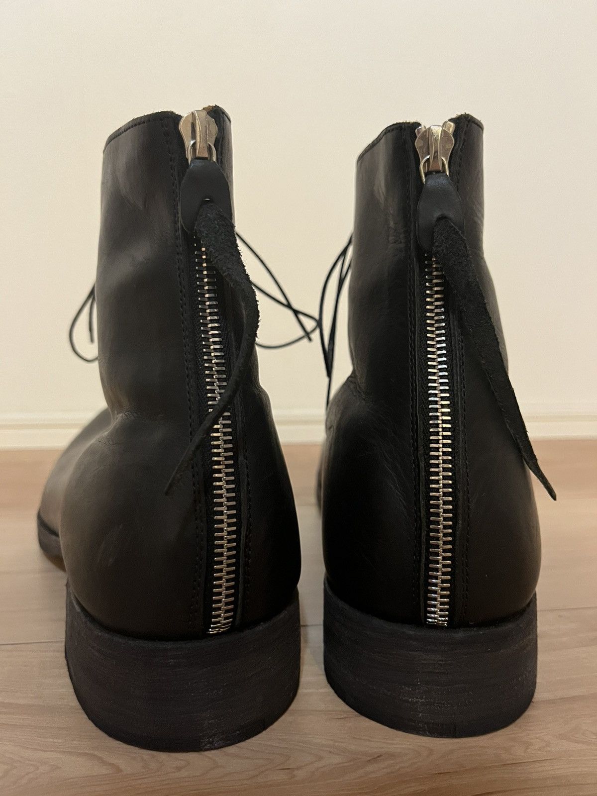 Ma+ m.a+/S1B2Z VA 1,5 short back zipper boot w/laces Size US 10 / EU 43 - 6 Thumbnail
