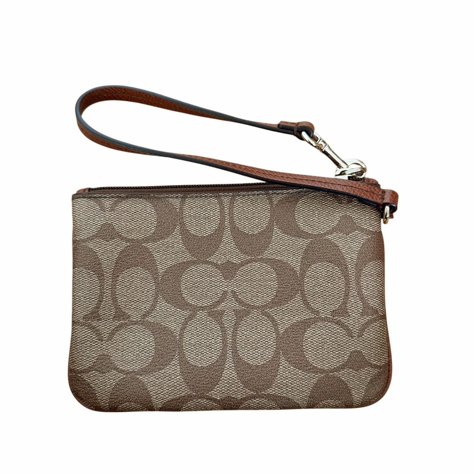 Coach Coach Brown Leather Monogram Wristlet Wallet Size ONE SIZE - 3 Thumbnail