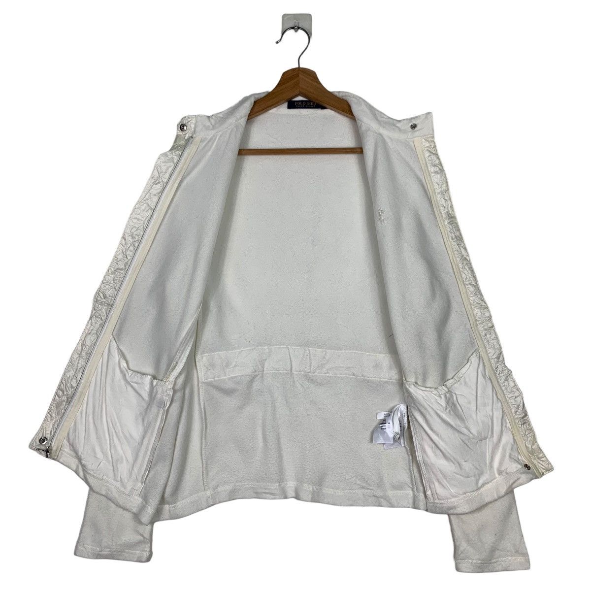 Polo Ralph Lauren POLO GOLF Ralph Lauren White Fleece Jacket #0202-C10 Size M / US 6-8 / IT 42-44 - 11 Thumbnail