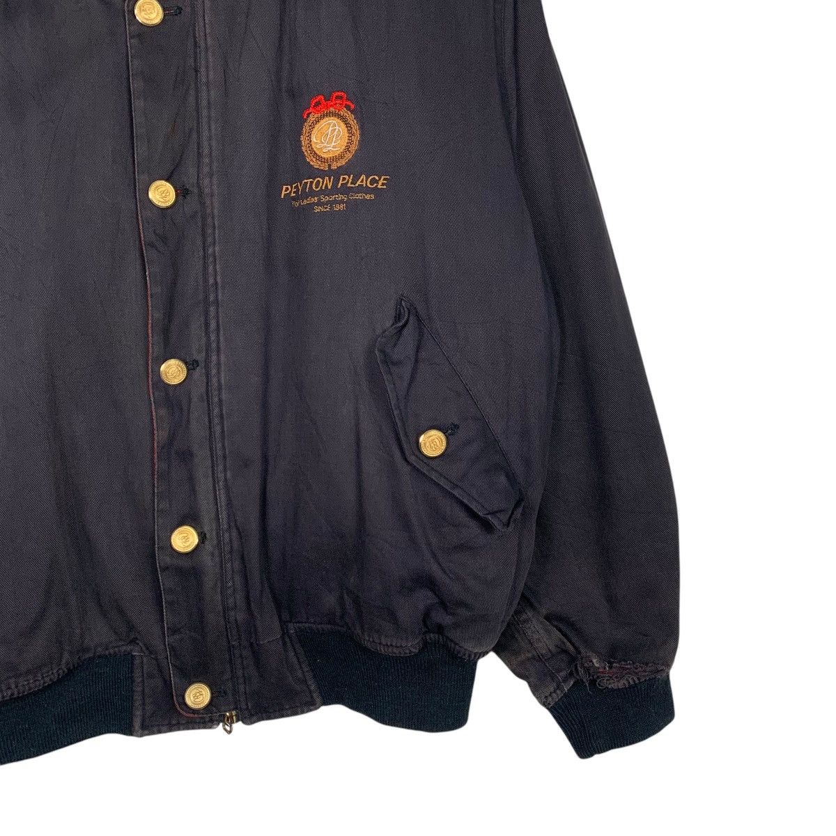 Japanese Brand Peyton Place Bomber Jacket Size M / US 6-8 / IT 42-44 - 4 Thumbnail