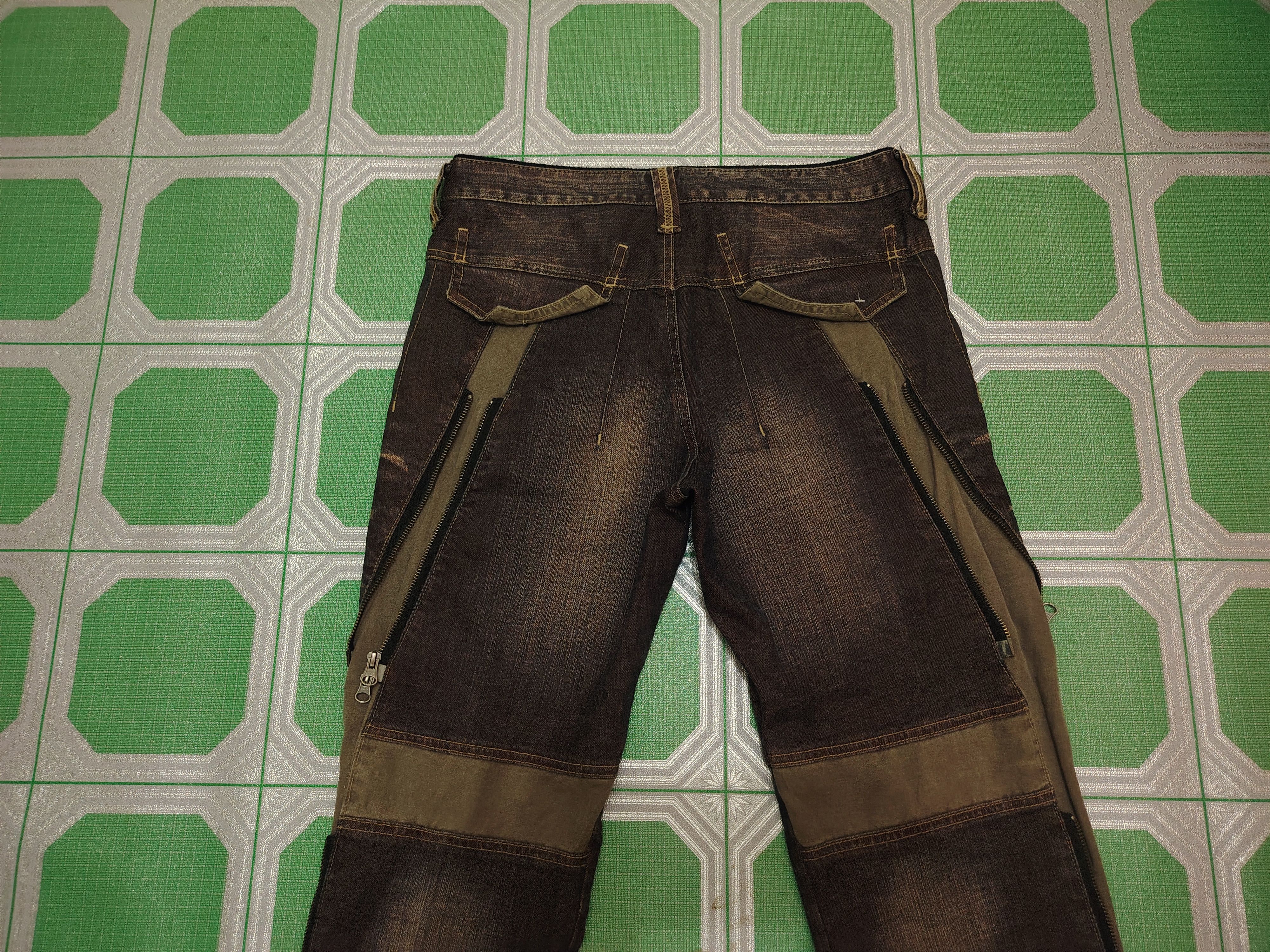PPFM Japanese PPFM multi zipper bondage tactical jeans Size US 32 / EU 48 - 12 Thumbnail
