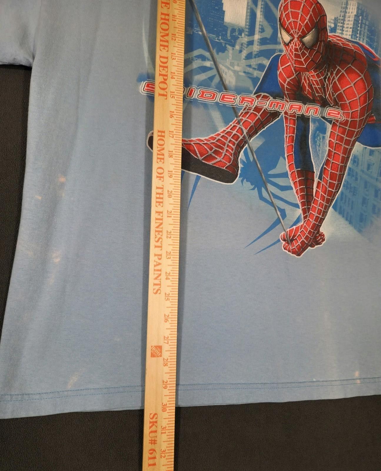 Other Vtg Y2K 2004 Spider-Man 2 Movie Promo Marvel Blue RARE Size US XL / EU 56 / 4 - 3 Thumbnail