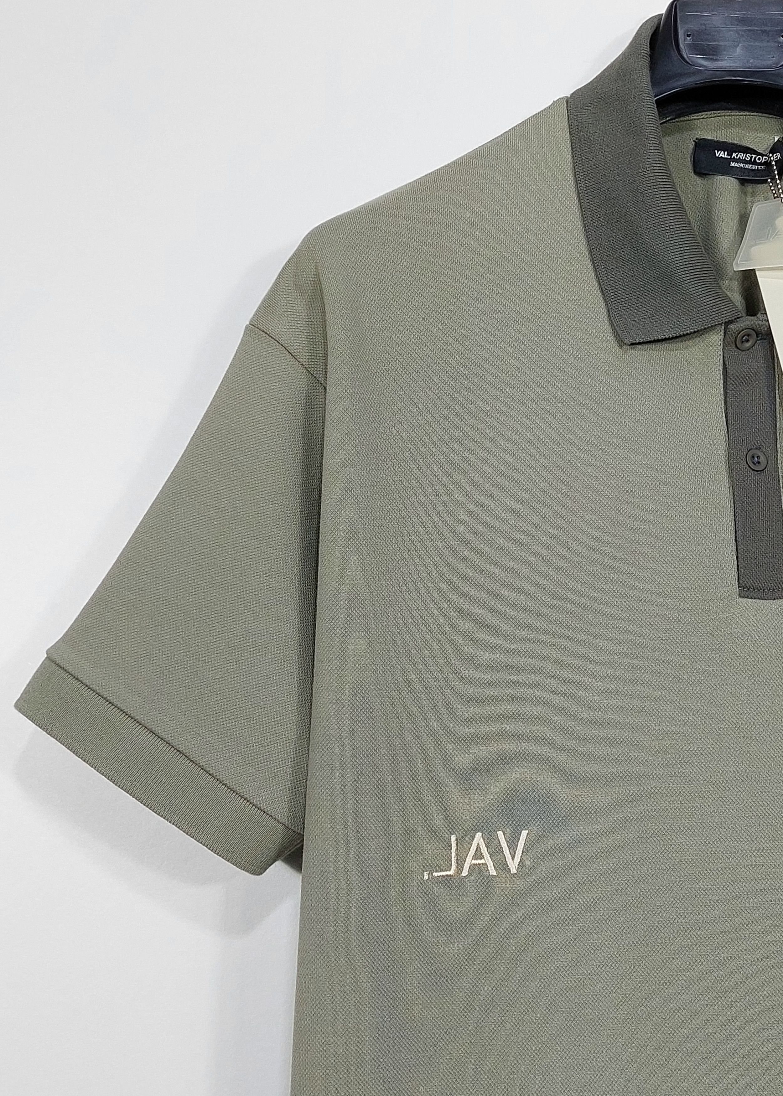 Val Kristopher two toned polo shirt - green M Size US M / EU 48-50 / 2 - 6 Thumbnail