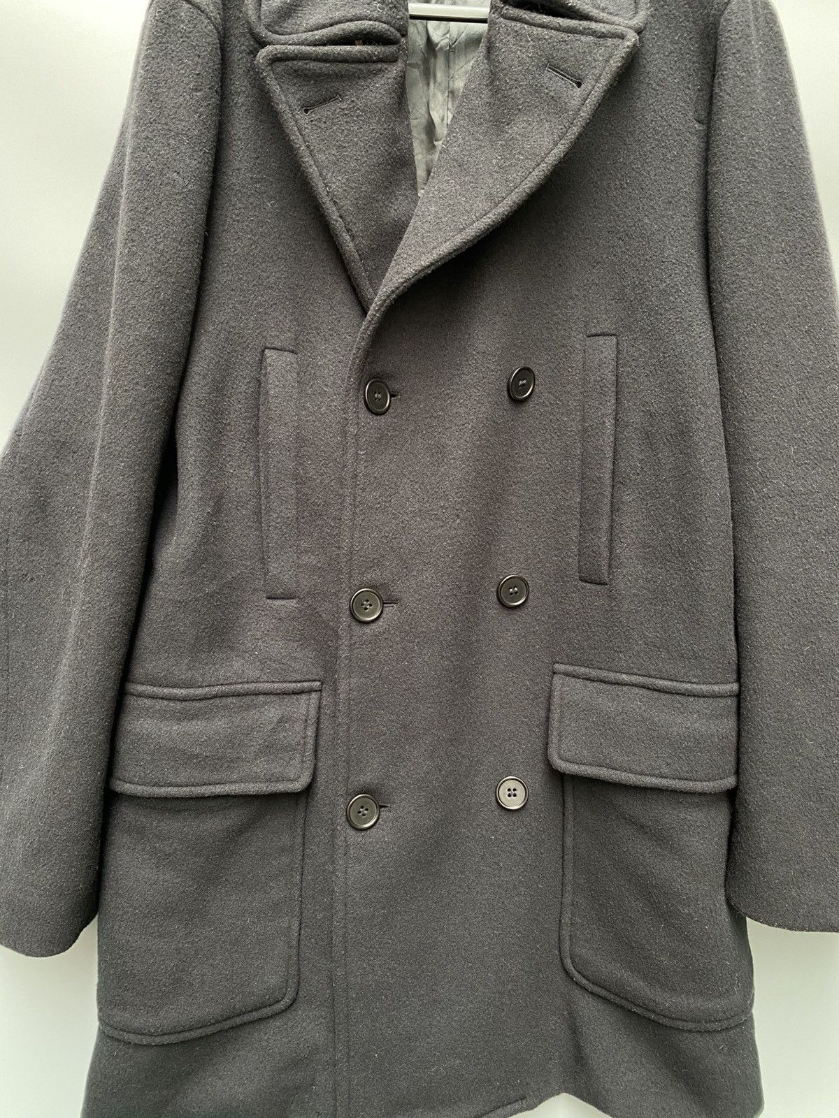Ruffo Research 2000s Ruffo by Raf Simons- Double Breasted Wool Blend Coat Size US M / EU 48-50 / 2 - 7 Thumbnail