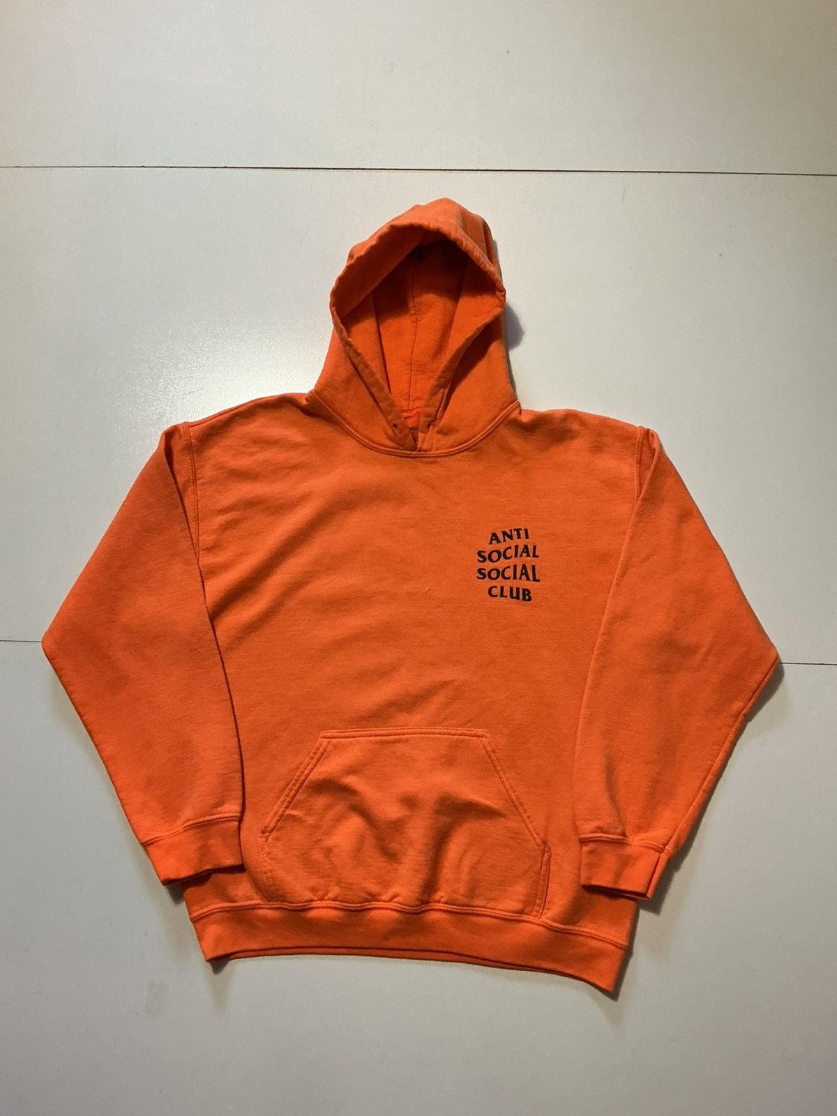 Anti Social Social Club ASSC Anti Social Social Club Orange Fleece Pullover Hoodie Size US M / EU 48-50 / 2 - 2 Thumbnail