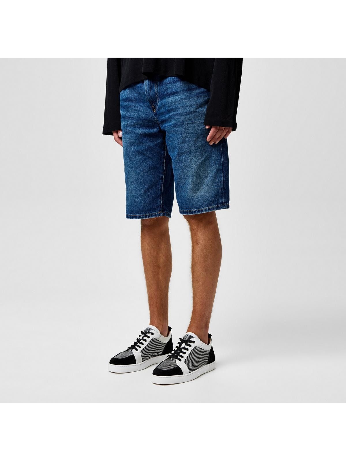 Christian Louboutin o1s1wg111025 Sneakers in Black & White Size US 10 / EU 43 - 3 Thumbnail