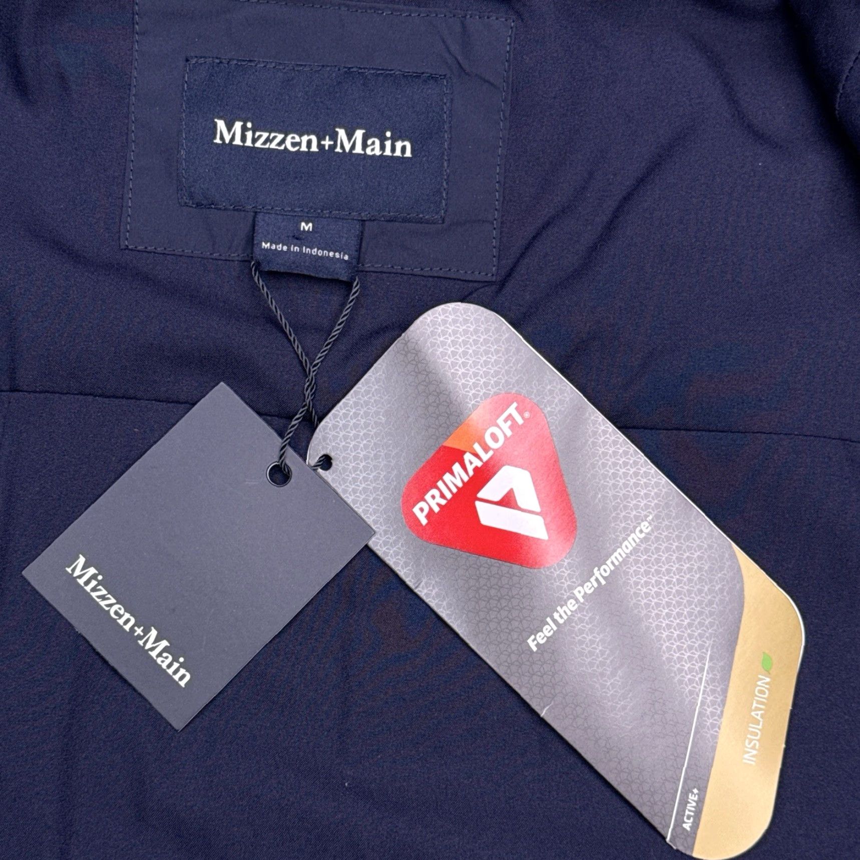 Mizzen+Main Mizzen + Main Brentwood Quilted Jacket Mens M Navy Primaloft New Size US M / EU 48-50 / 2 - 7 Thumbnail