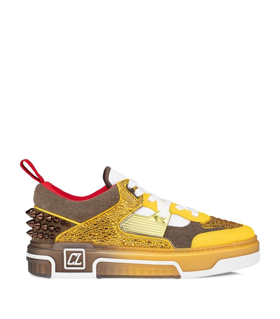 Christian Louboutin astroloubi strass yellow/brown Size US 6 / EU 39 - 1 Thumbnail