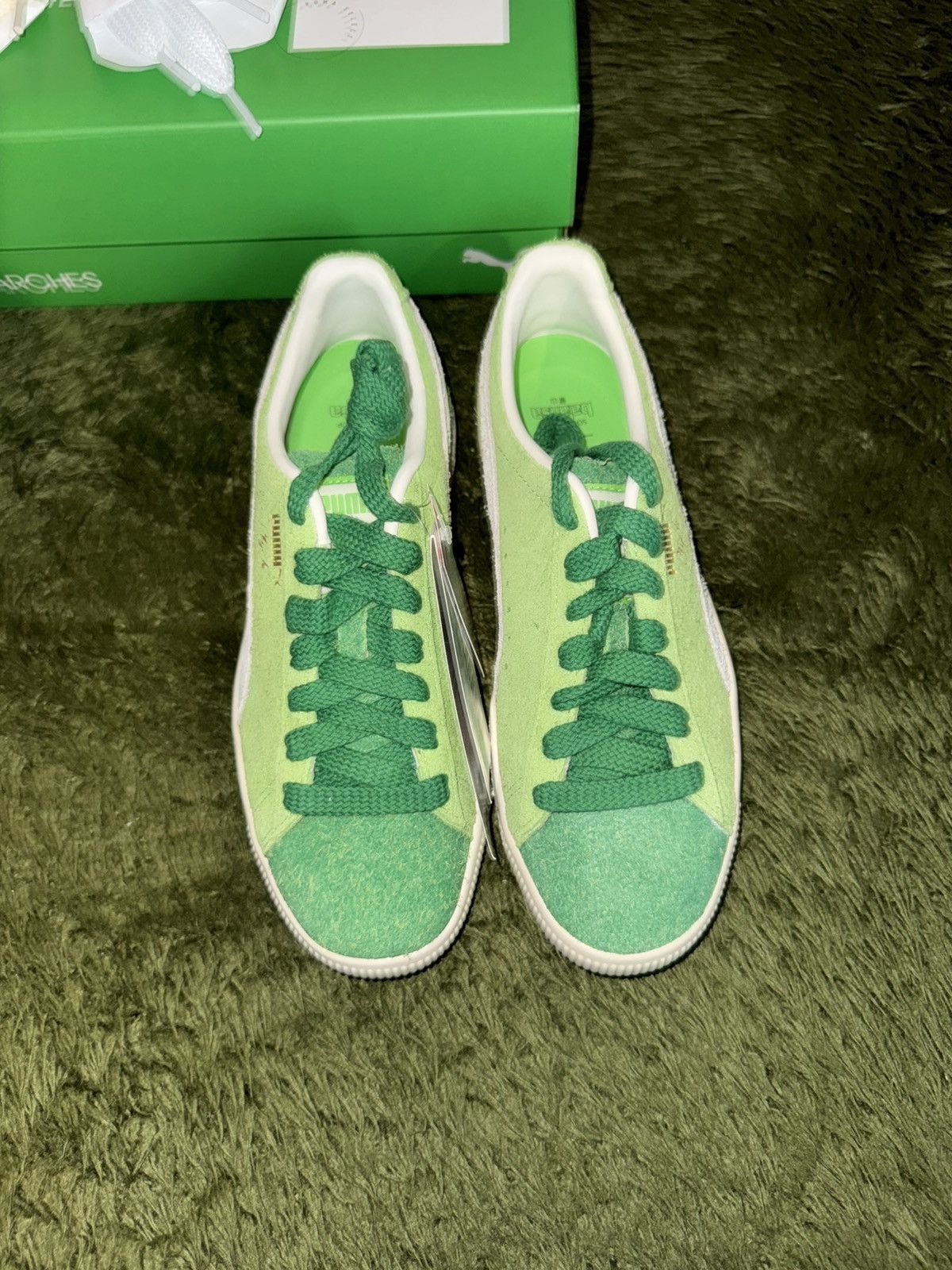 Puma [US 6] Puma x Balansa Clyde Tennis Green Ivory Size US 6 / IT 36 - 2 Thumbnail