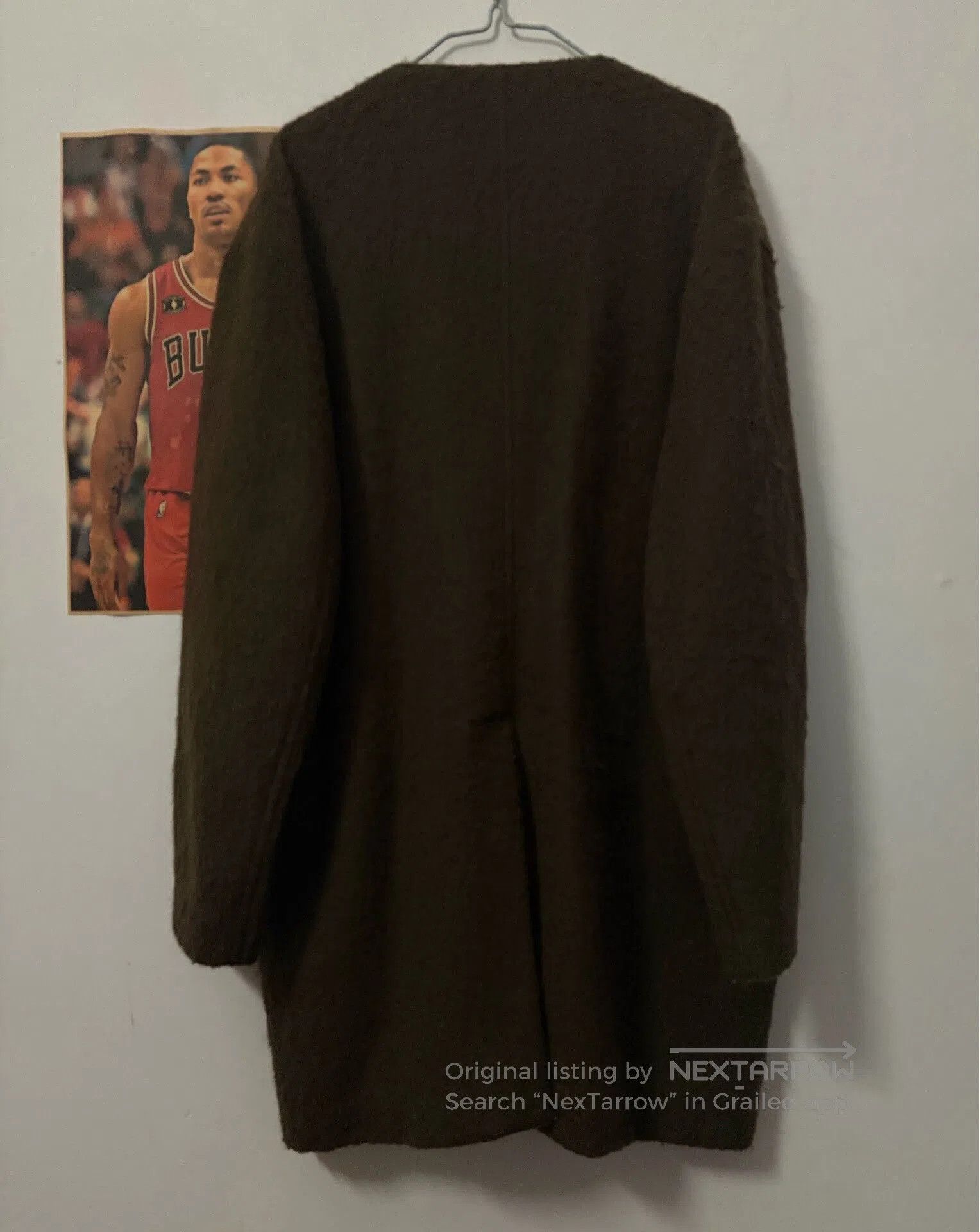 Yohji Yamamoto Yohji Yamamoto Long Uncollared Jacket. Size M / US 6-8 / IT 42-44 - 3 Thumbnail