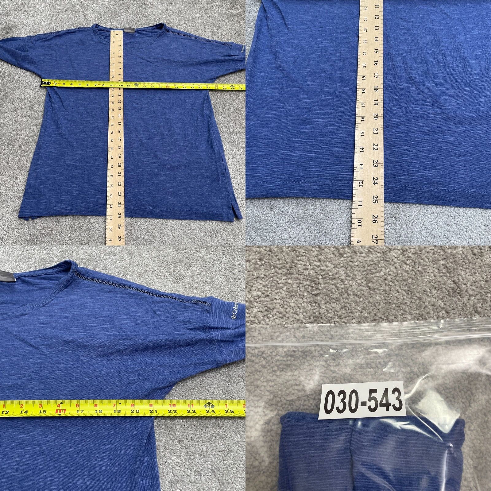 Vintage Columbia Shirt Womens L Blue Long Sleeve Casual Outdoor Knit Size L / US 10 / IT 46 - 8 Thumbnail
