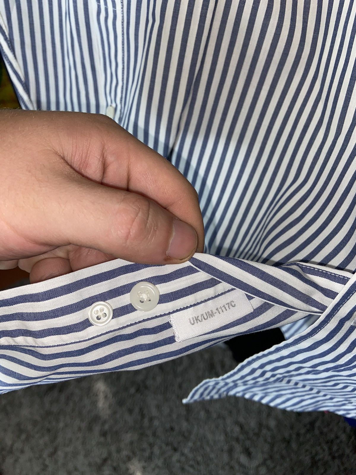 Vintage × Yves Saint Laurent YVES SAINT LAURENT VINTAGE 00s COTTON CLASSIC SHIRT MENS Size US XL / EU 56 / 4 - 5 Thumbnail